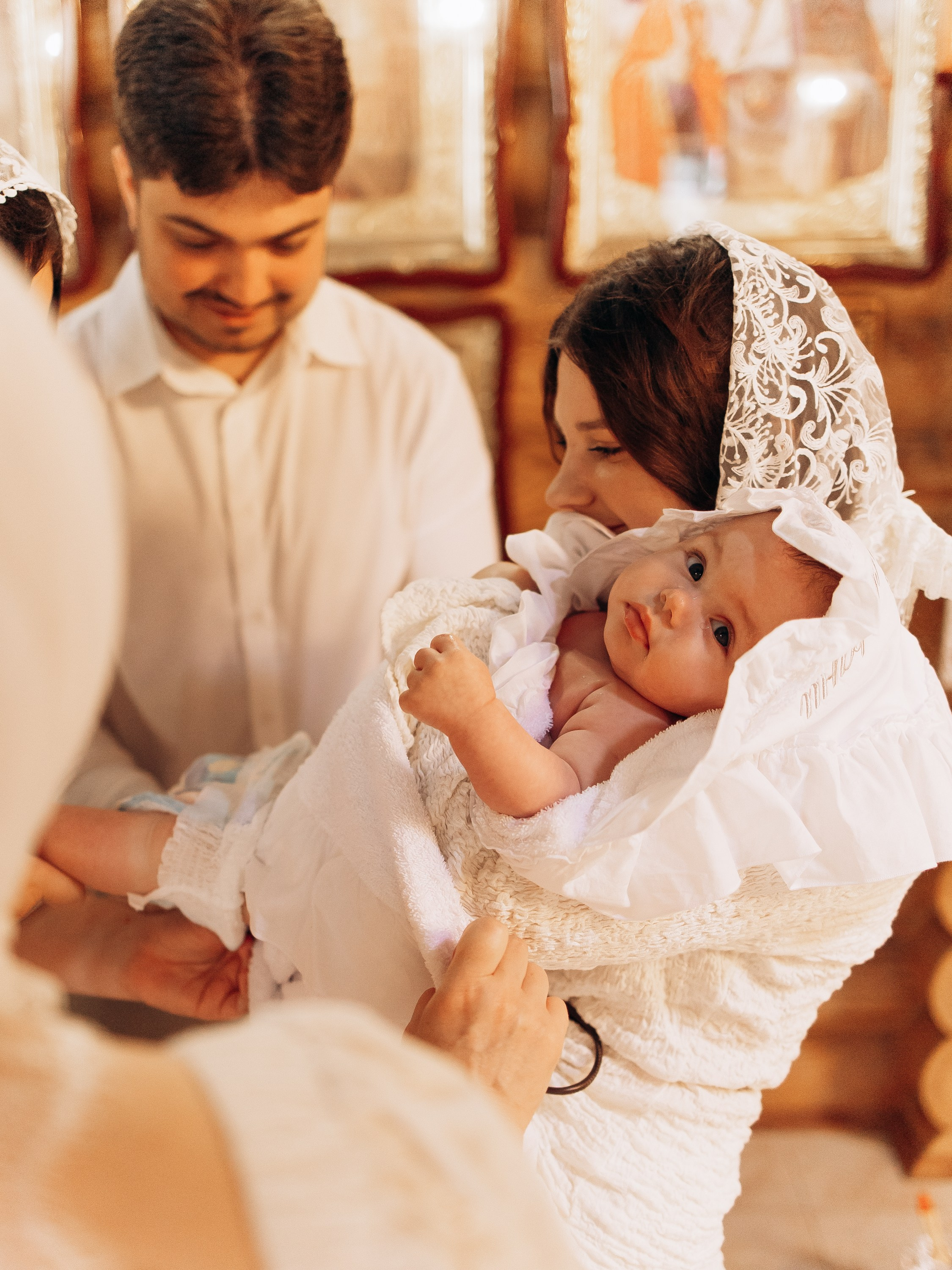 Таинство Крещения Татии. Семейный фотограф в Краснодаре Храмова Анна