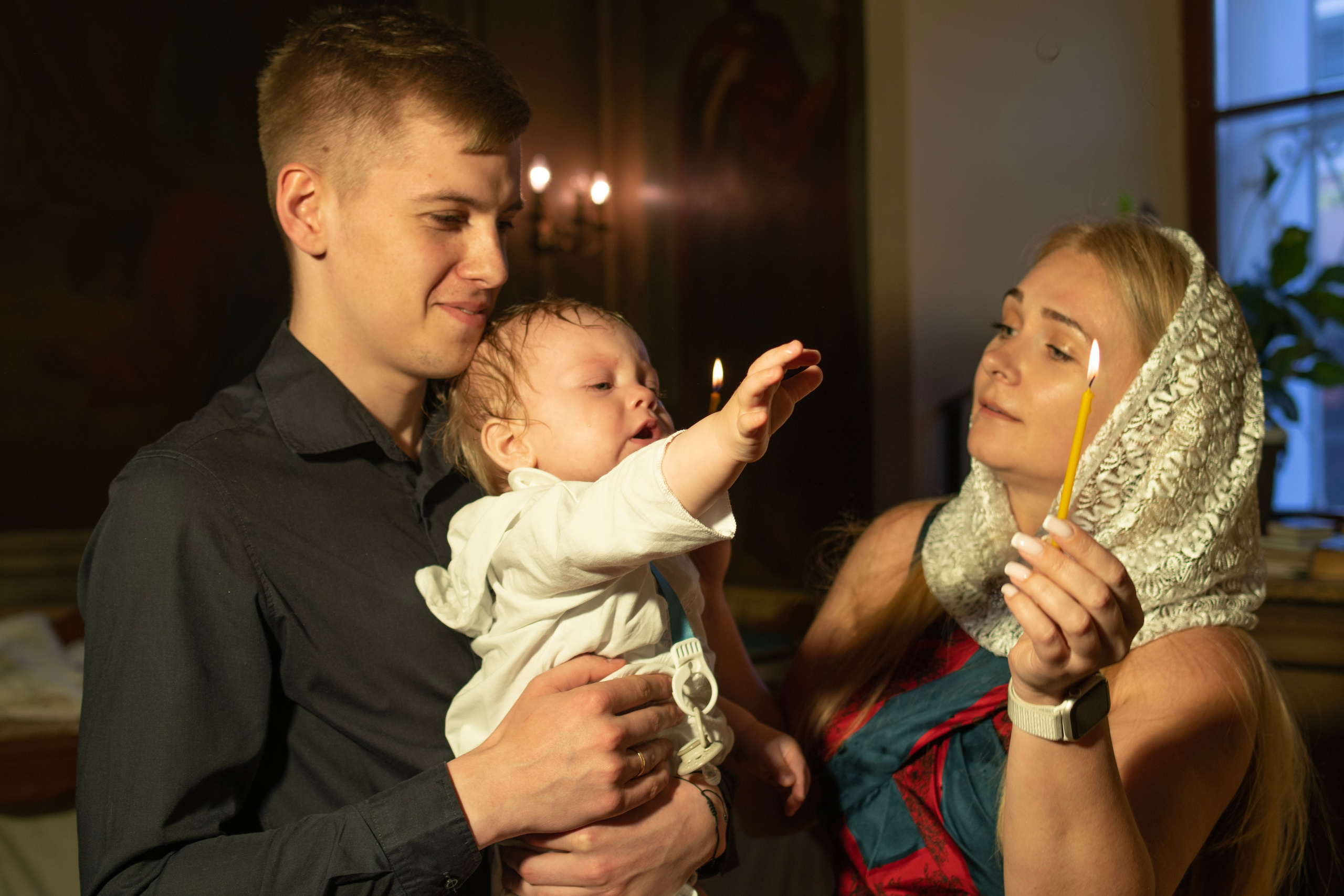 Крестины в Мячково. Семейный и детский фотограф Антон Зорин