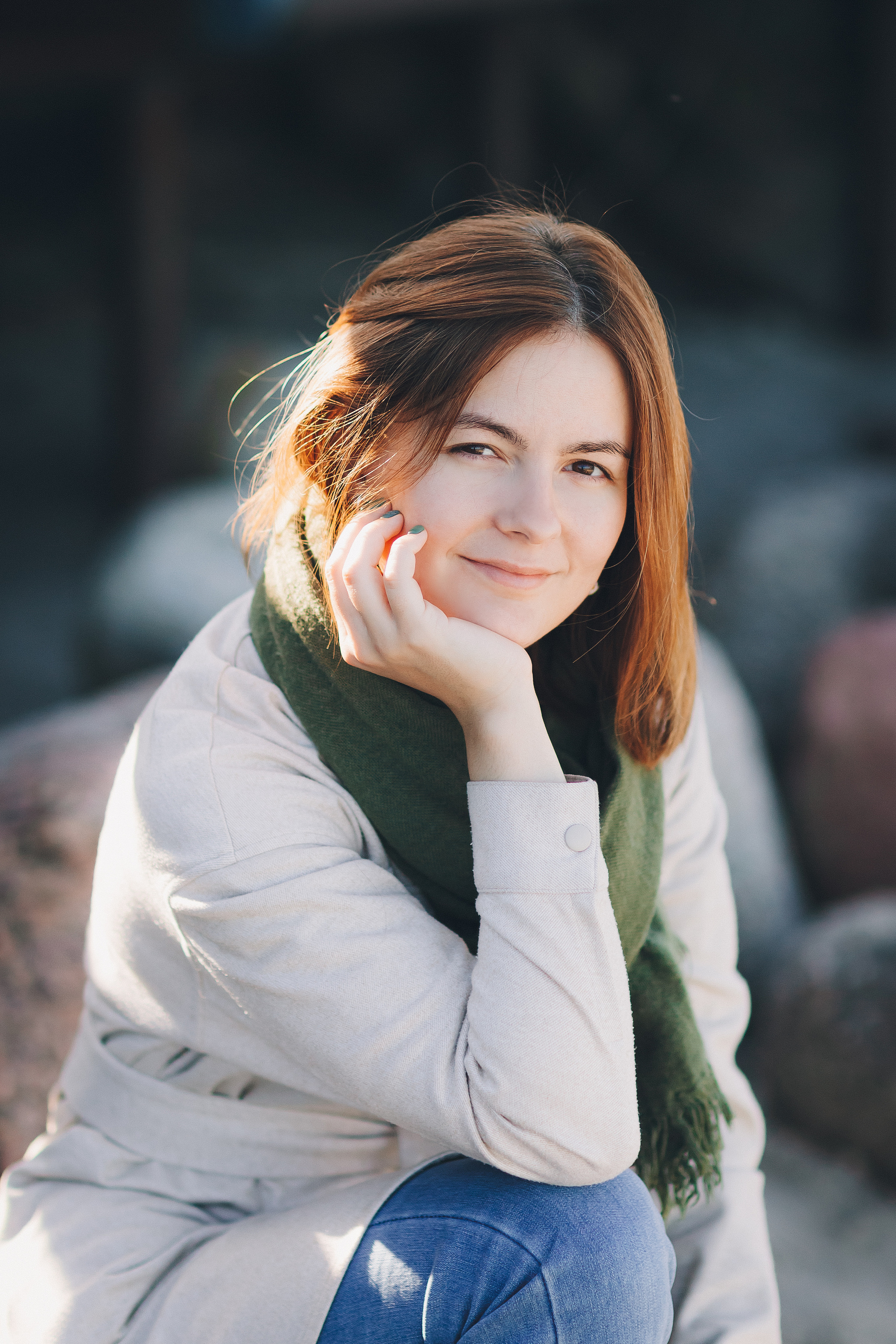 Юлия и осенняя Балтика. Фотограф Зеленоградск Красильникова Елена