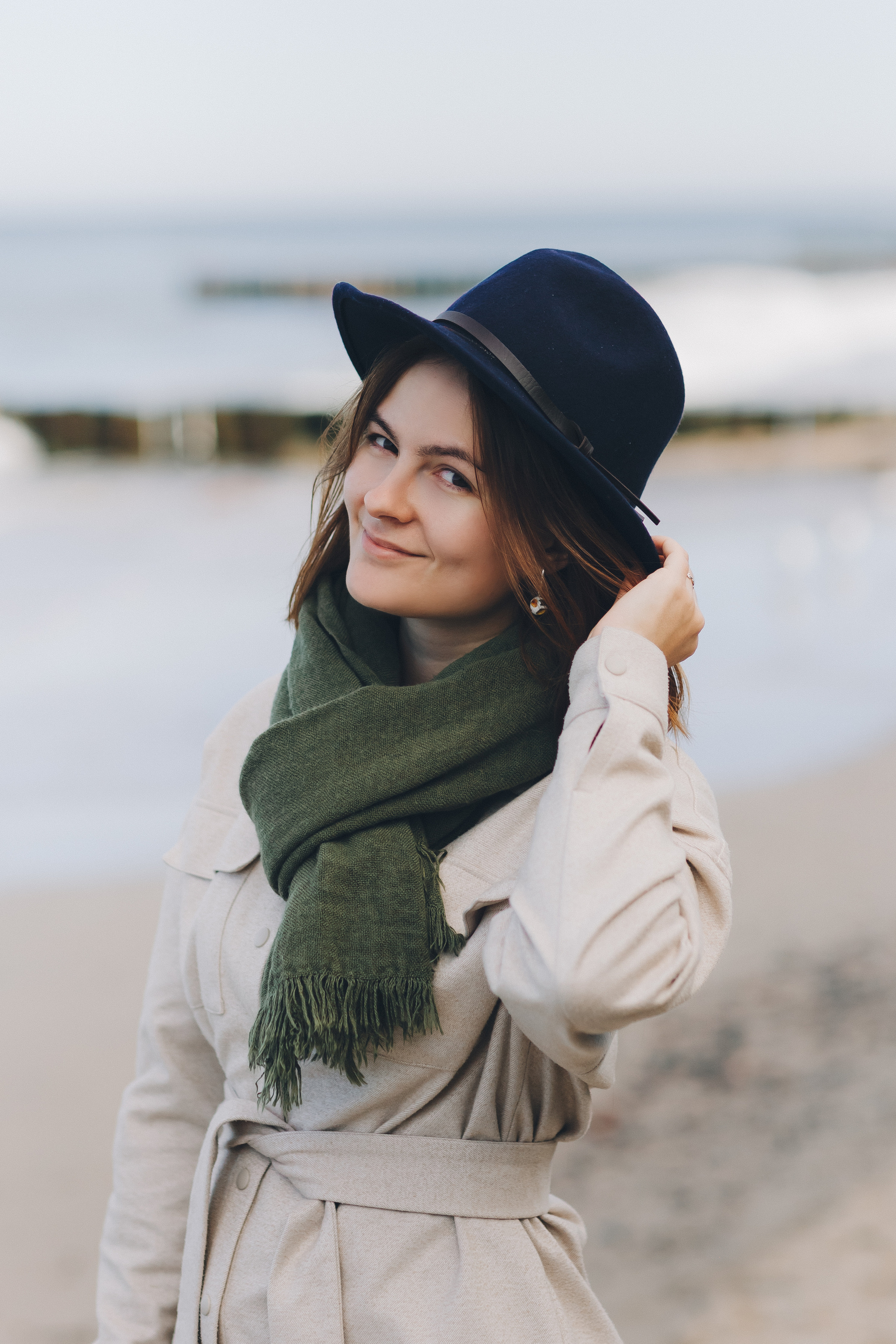 Юлия и осенняя Балтика. Фотограф Зеленоградск Красильникова Елена