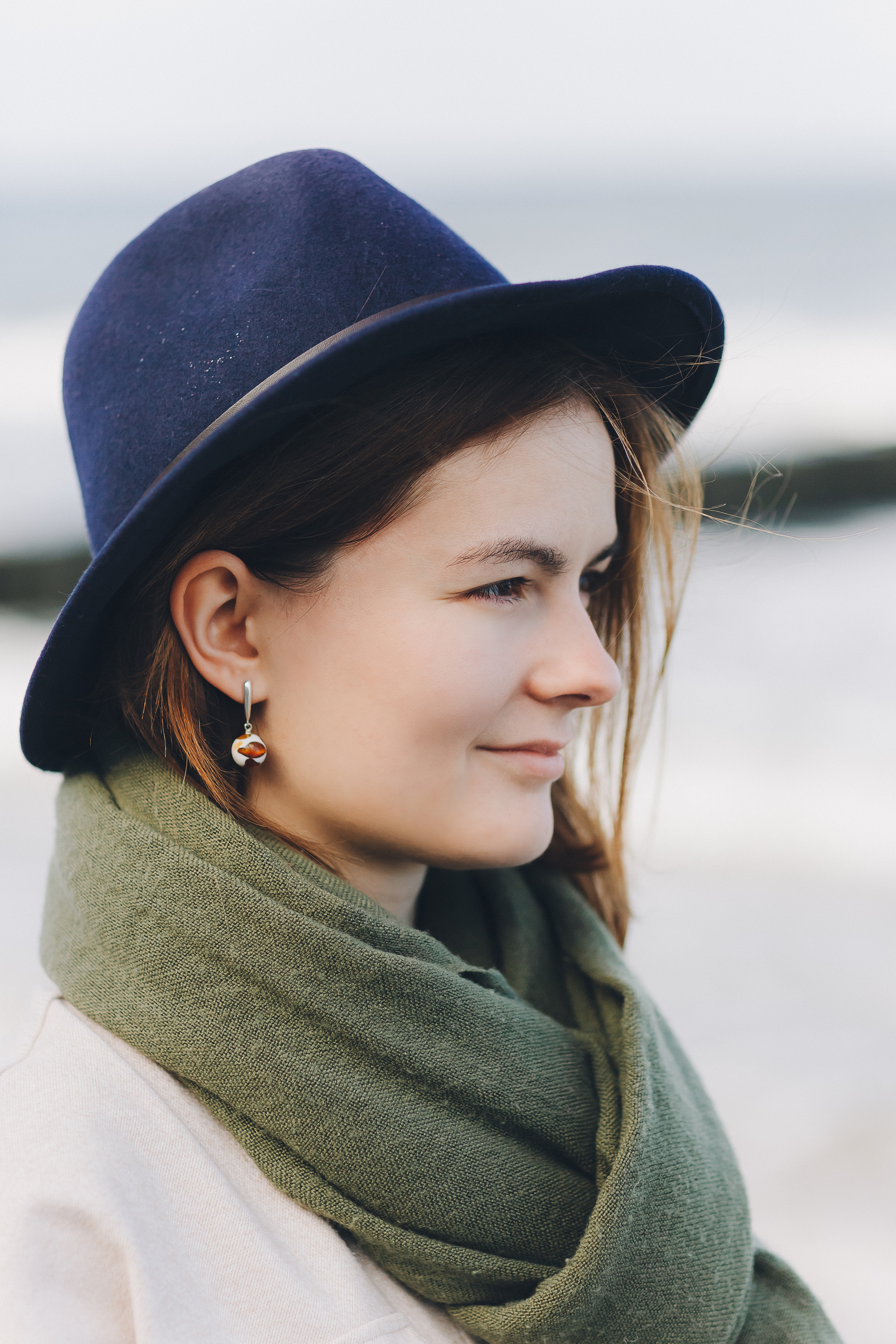 Юлия и осенняя Балтика. Фотограф Зеленоградск Красильникова Елена