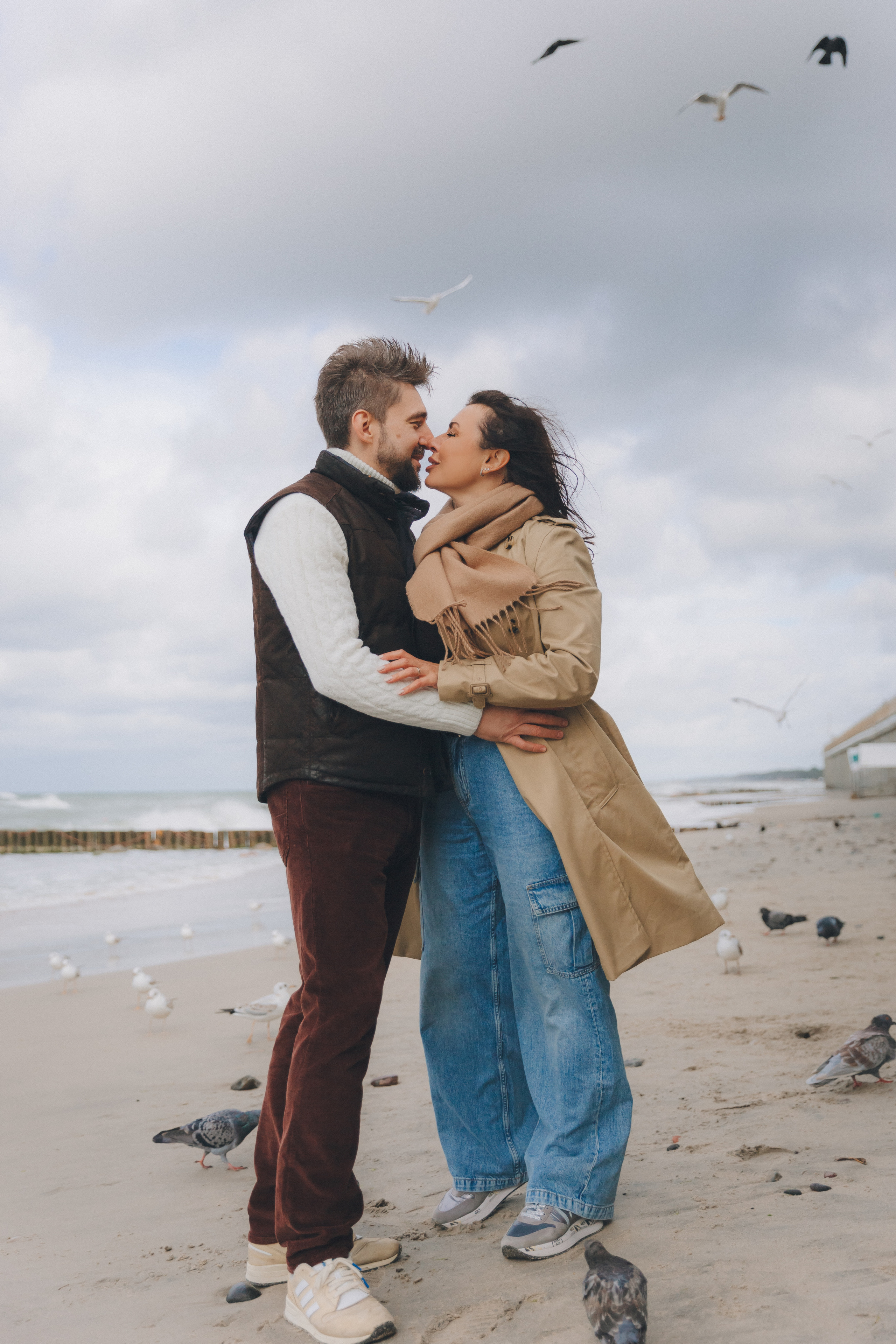 Любовь под шум прибоя. Фотограф Зеленоградск Красильникова Елена