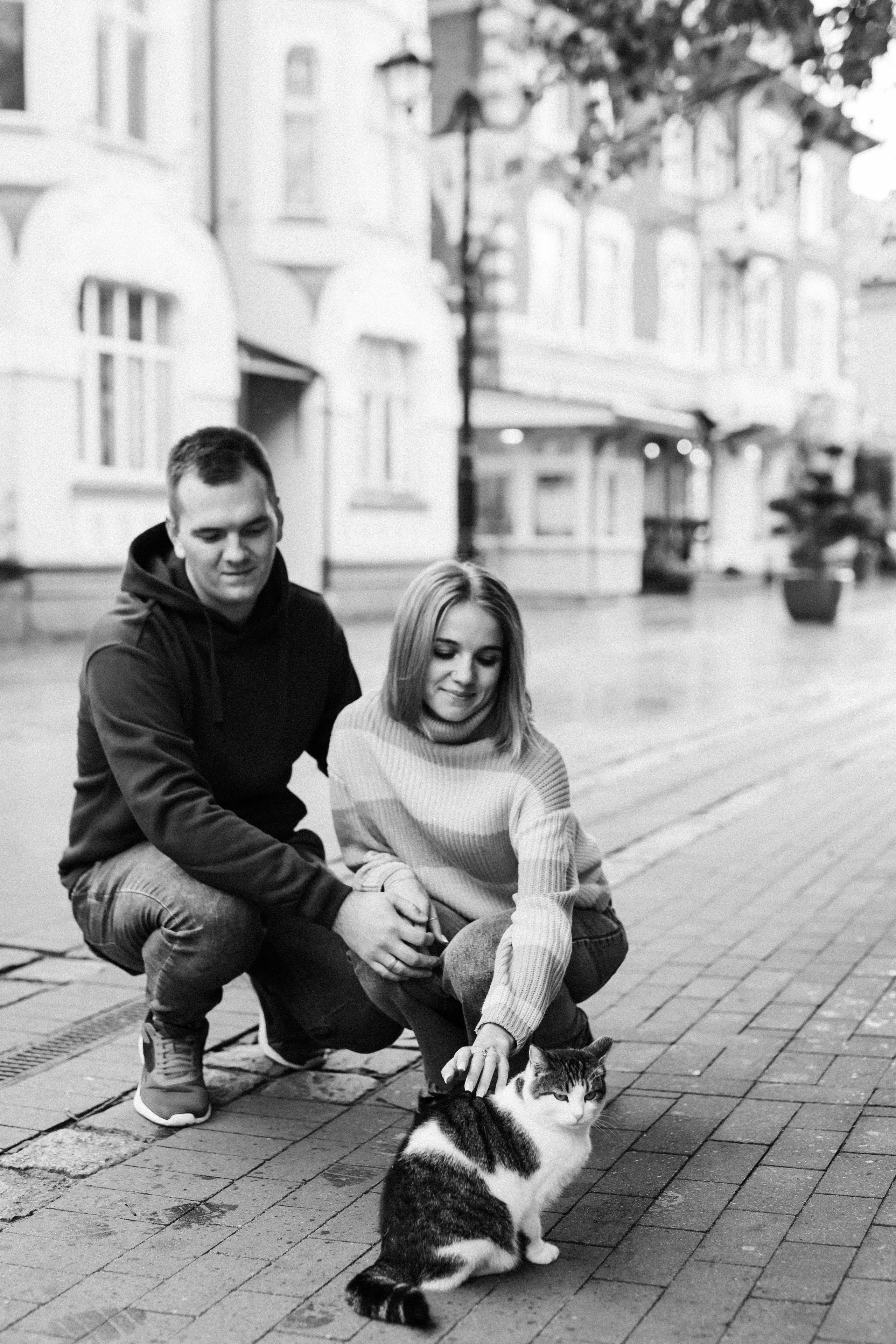 Александра с супругом и осенняя Балтика. Фотограф Зеленоградск Красильникова Елена