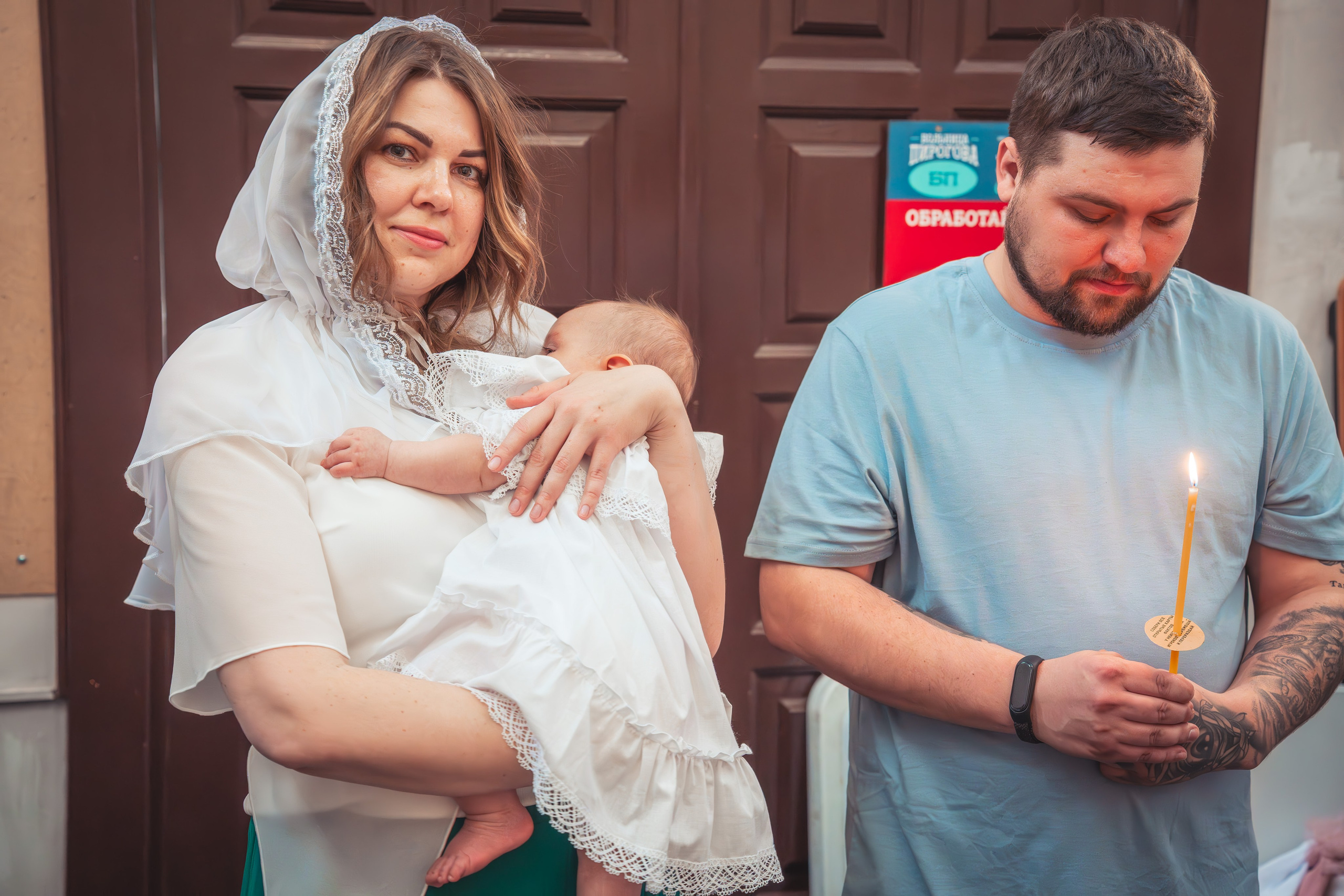 Крещение Анастасии в храме Михаила Тверского. Фотограф Евгений Егоров