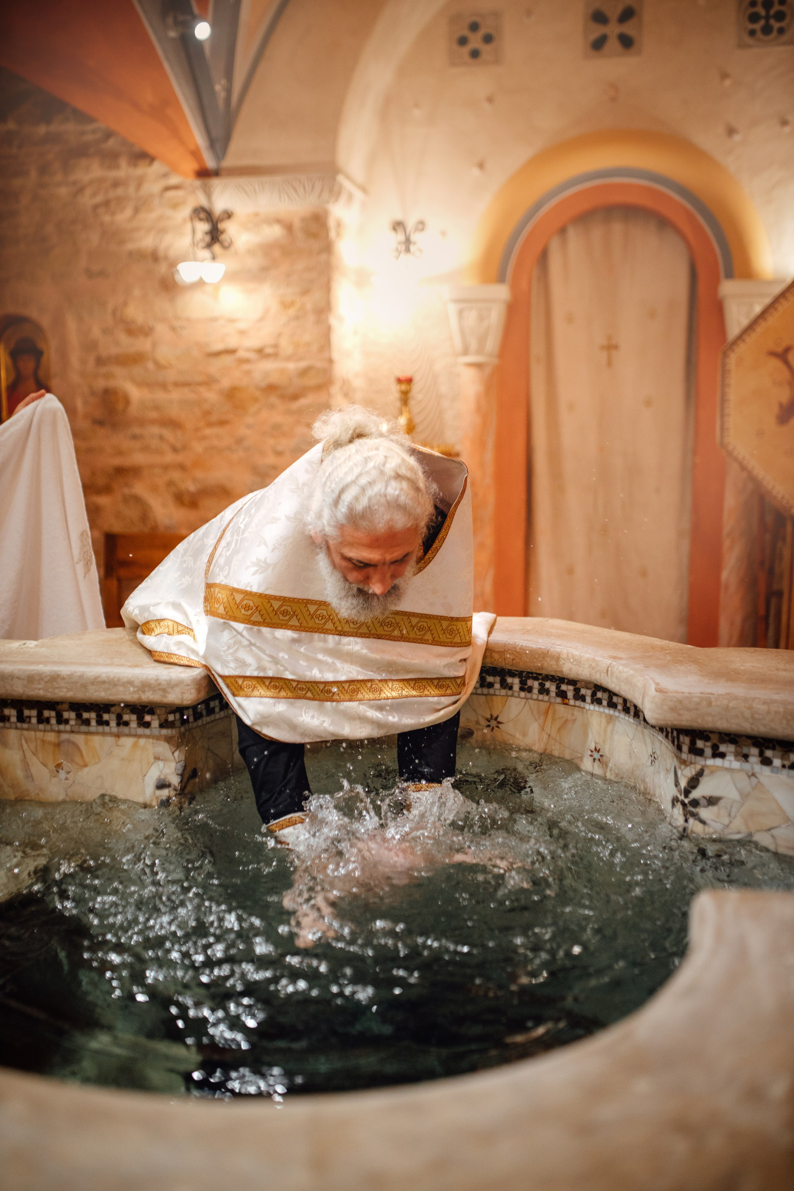 Крещение Егора (Георгия) Державный храм, св. Елисаветенского монастыря, Новинки, август 2024