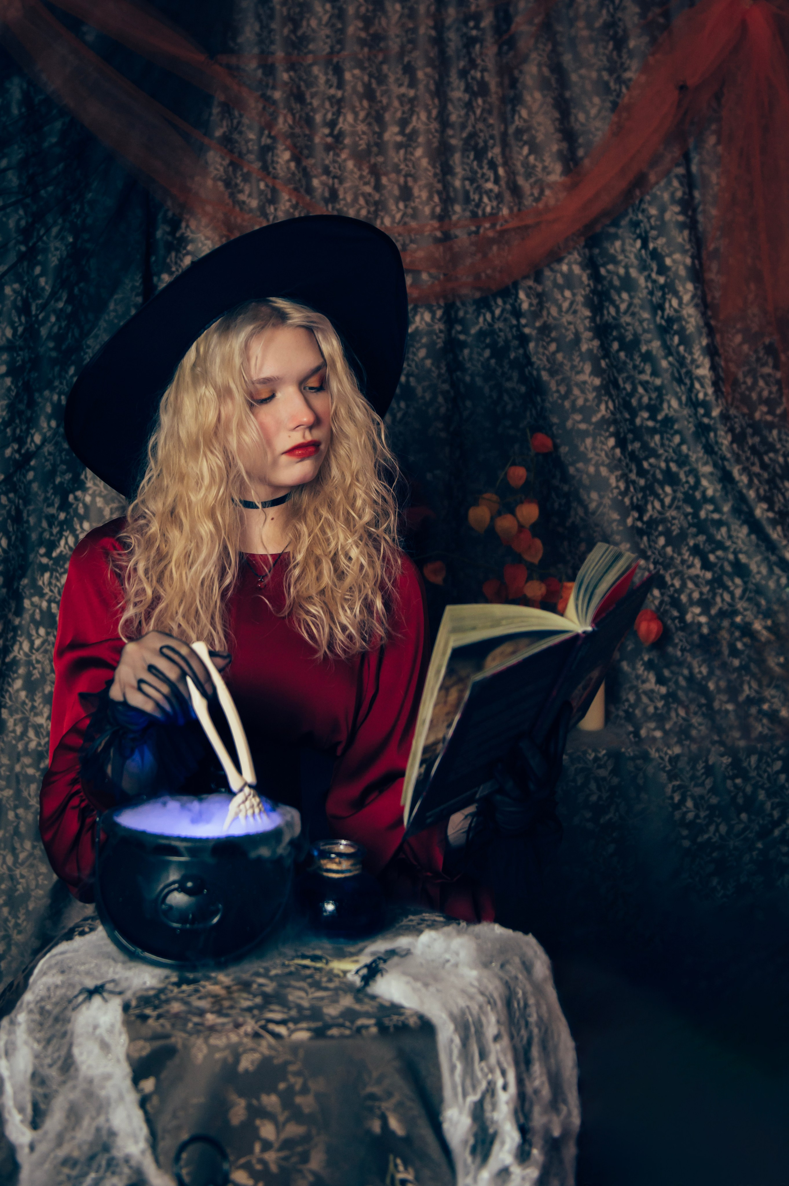 Witch in red. Свадебный и семейный фотограф в Москве Елена Новикова