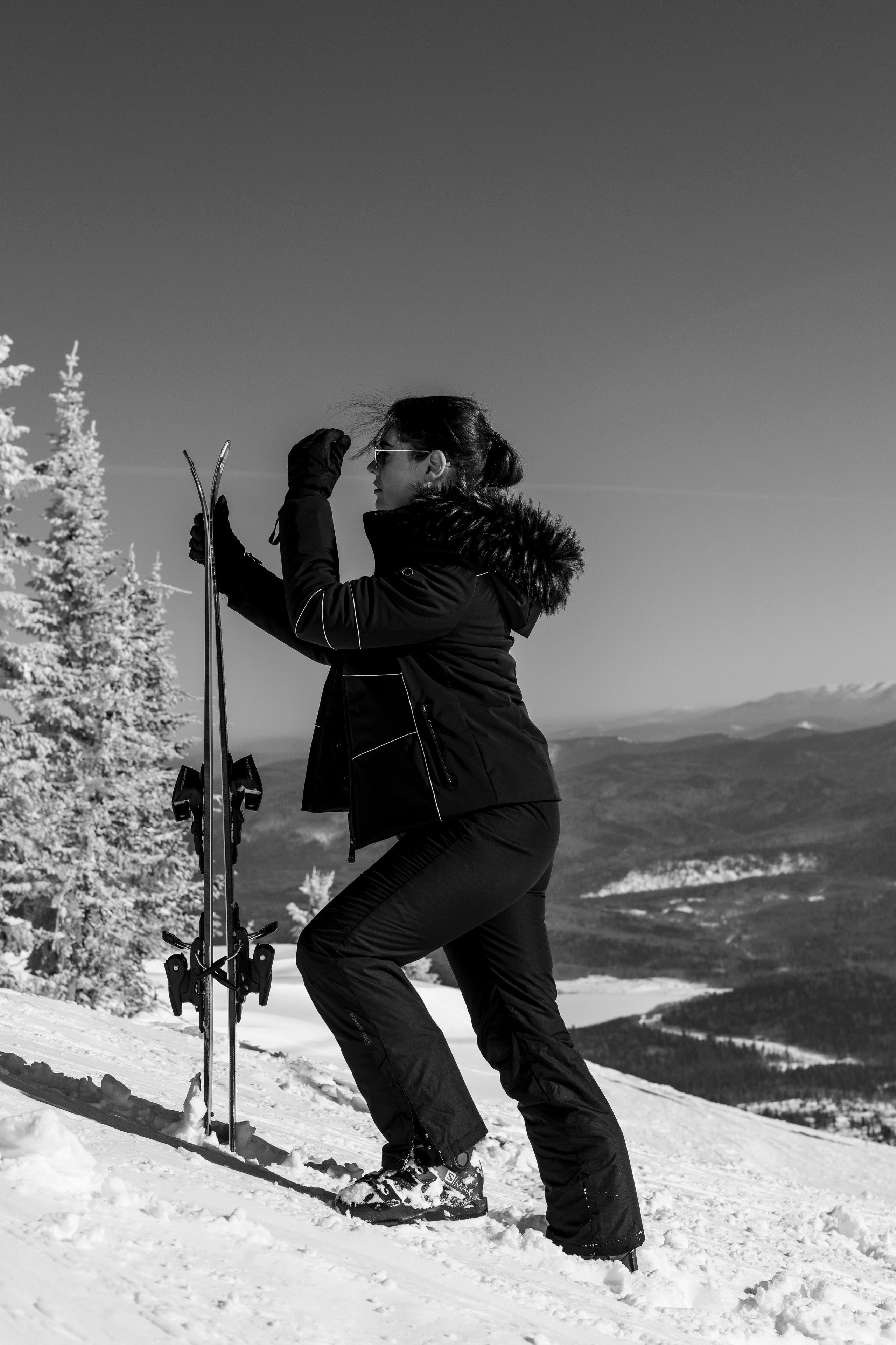Фотосессия на вершине. Анастасия Паршукова — фотограф Шерегеш Новосибирск