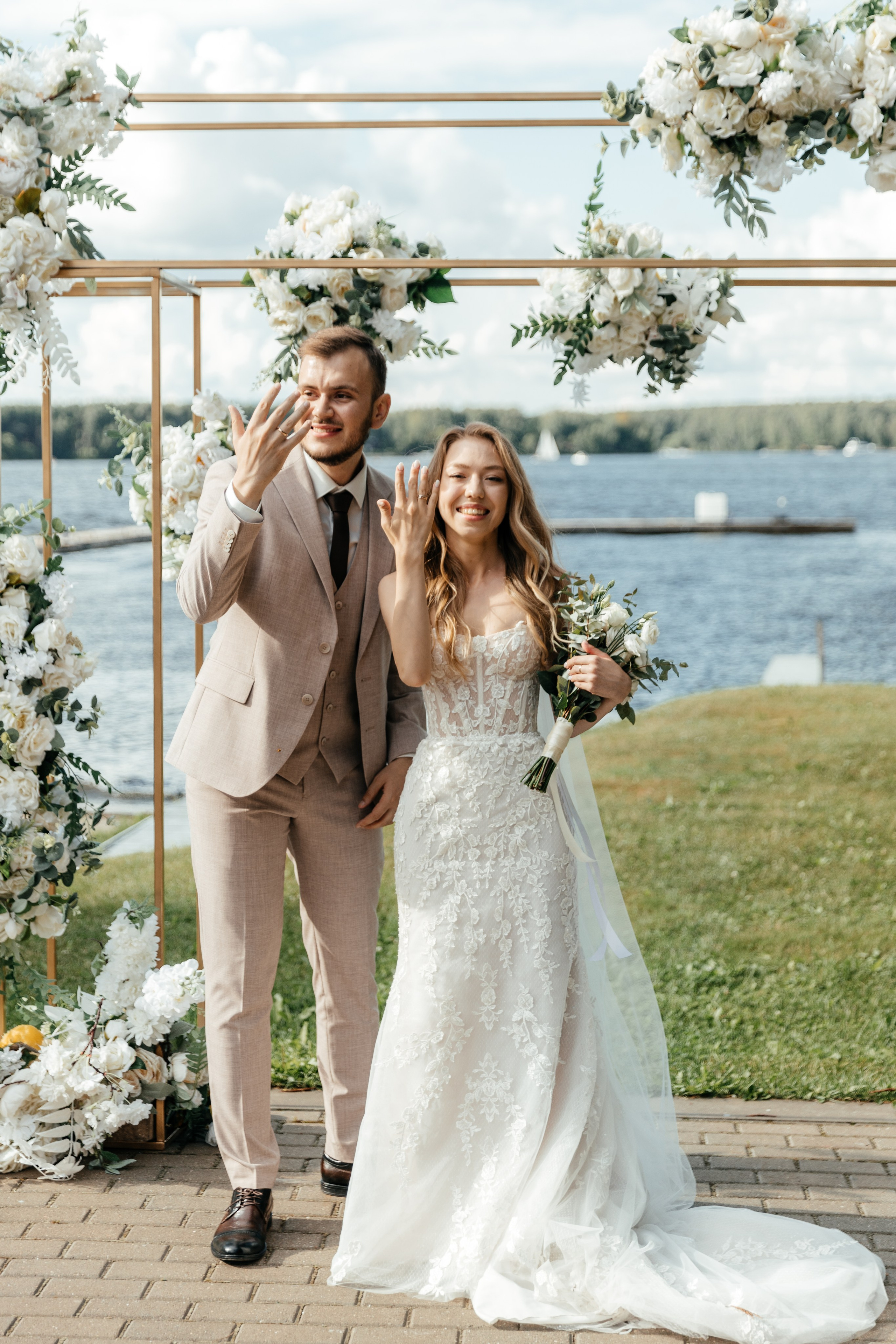 Мария и Александр | Radisson | Rodina Yaht Club. Свадебный фотограф Ангелина Зотова | Обнинск, Москва, Калуга