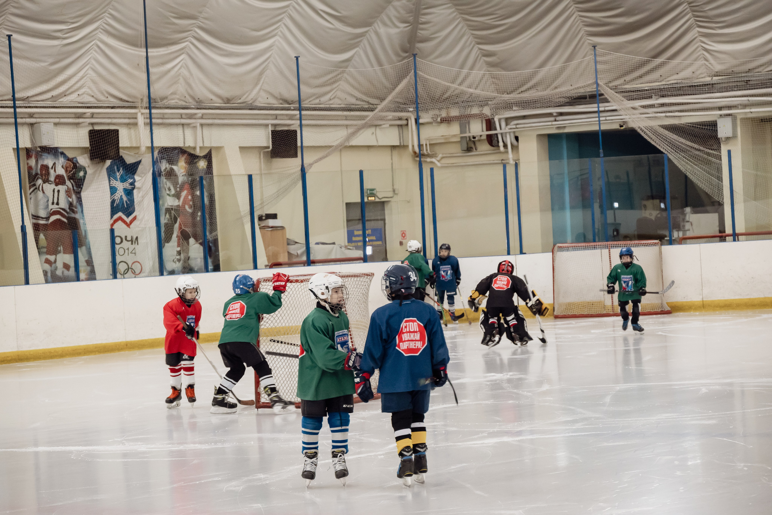 Хоккей.тренировка. ноябрь. Фотограф Исламова Лилия, Смоленск