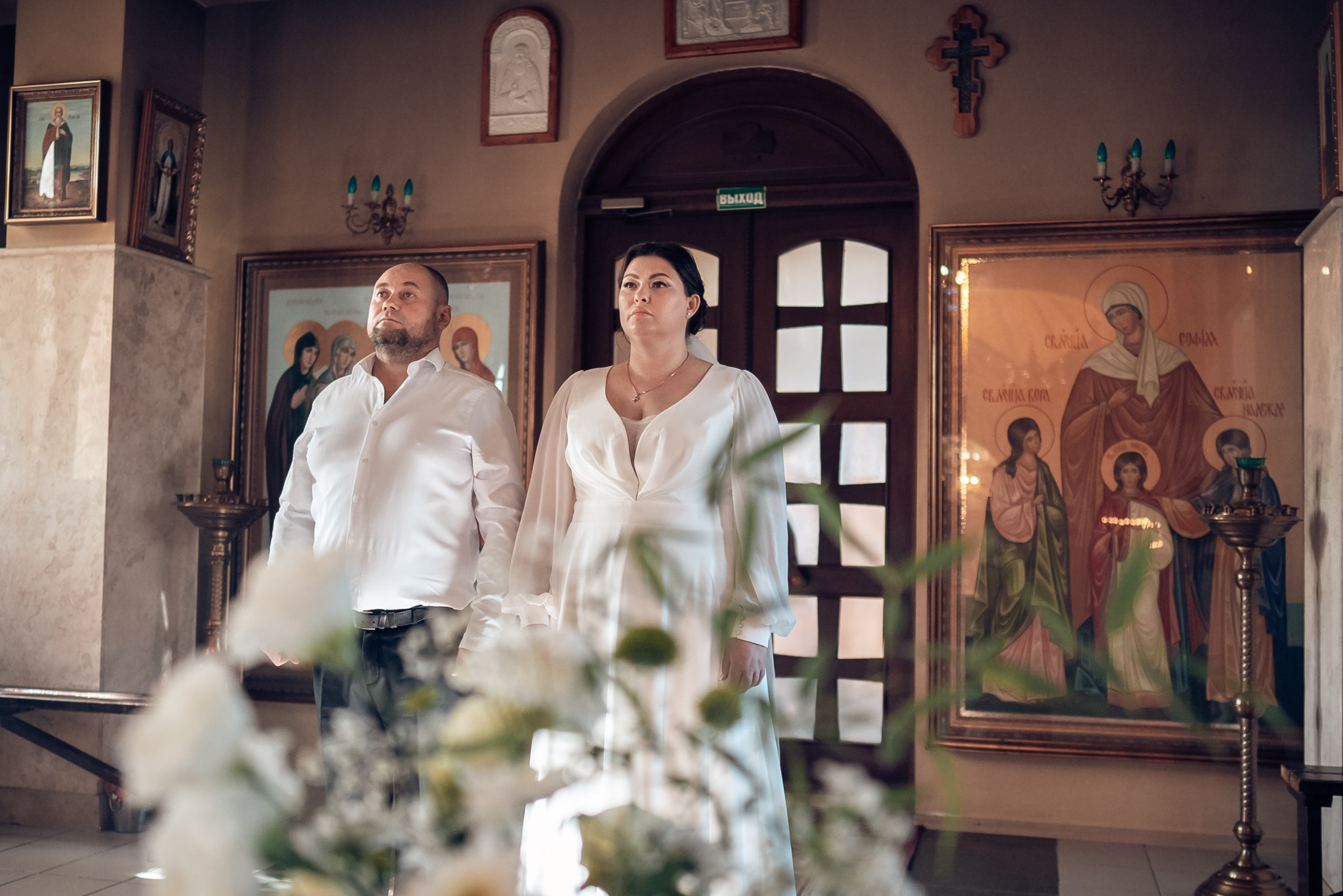 Венчание в храме Прп. Сергия Радонежского с. Орлиное. Церковный фотограф Севастополь