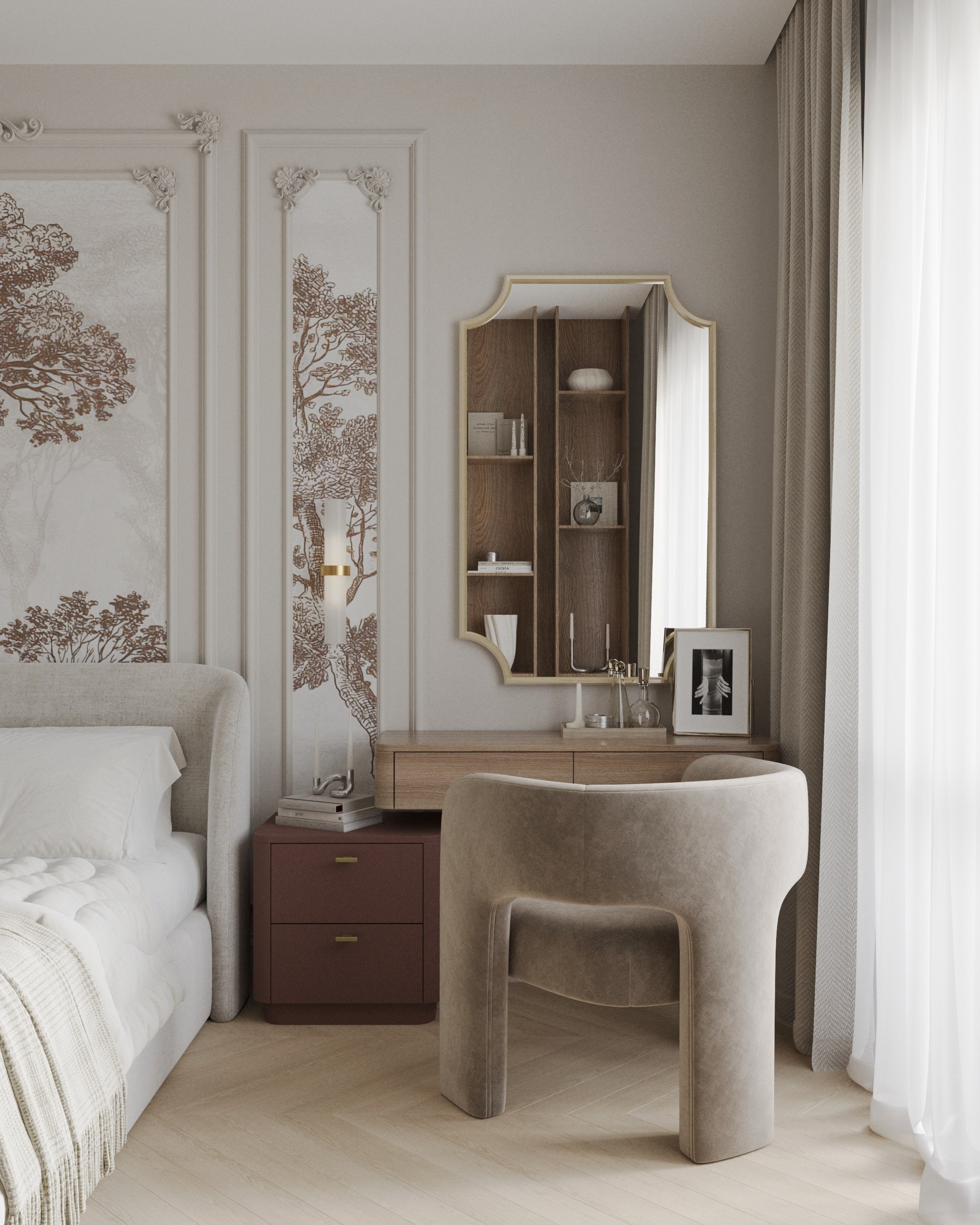 Дизайн-проект однокомнатной квартиры г. Санкт-Петербург. Дизайн интерьеров, 3D визуализации