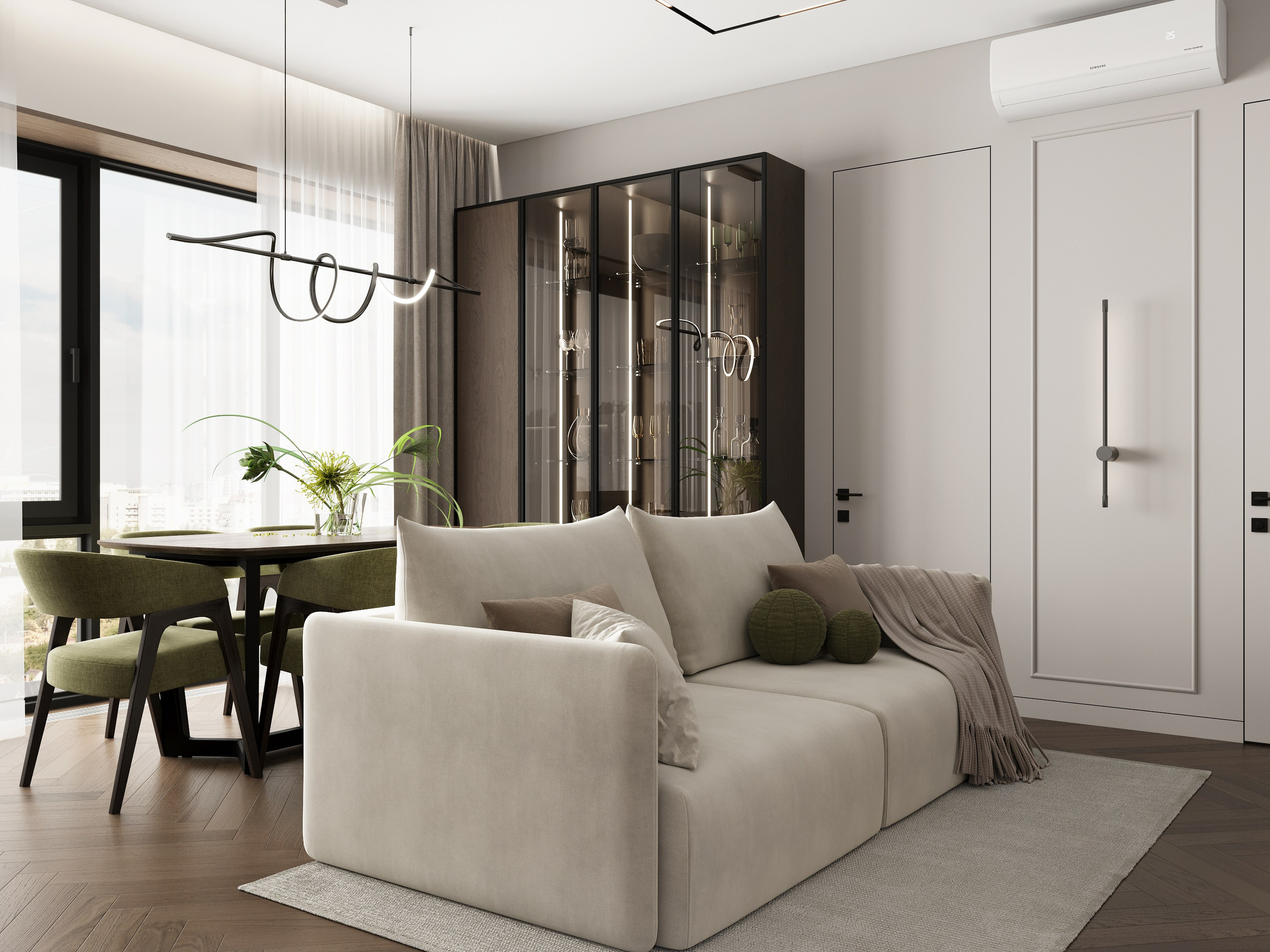 ЖК СитиБей 55 м². Мария Воропаева | Дизайн интерьера под ключ Москва и МО