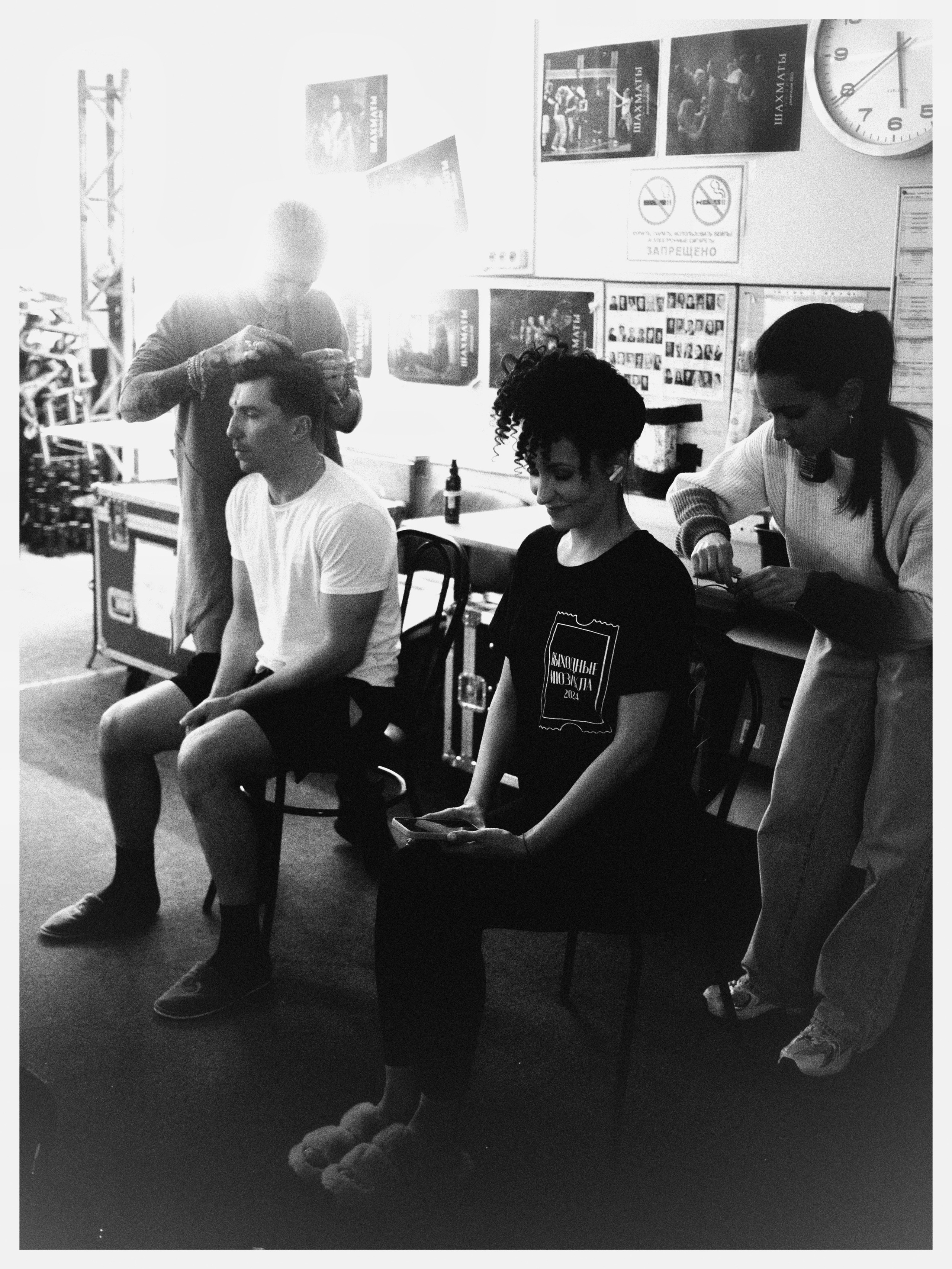 Theatre backstages. Portrait and backstage photographer Nina Crane