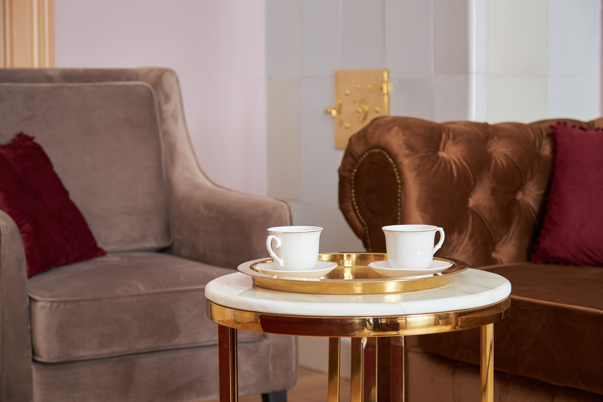 Classic design bedroom interior - photographer Andrey Dunin