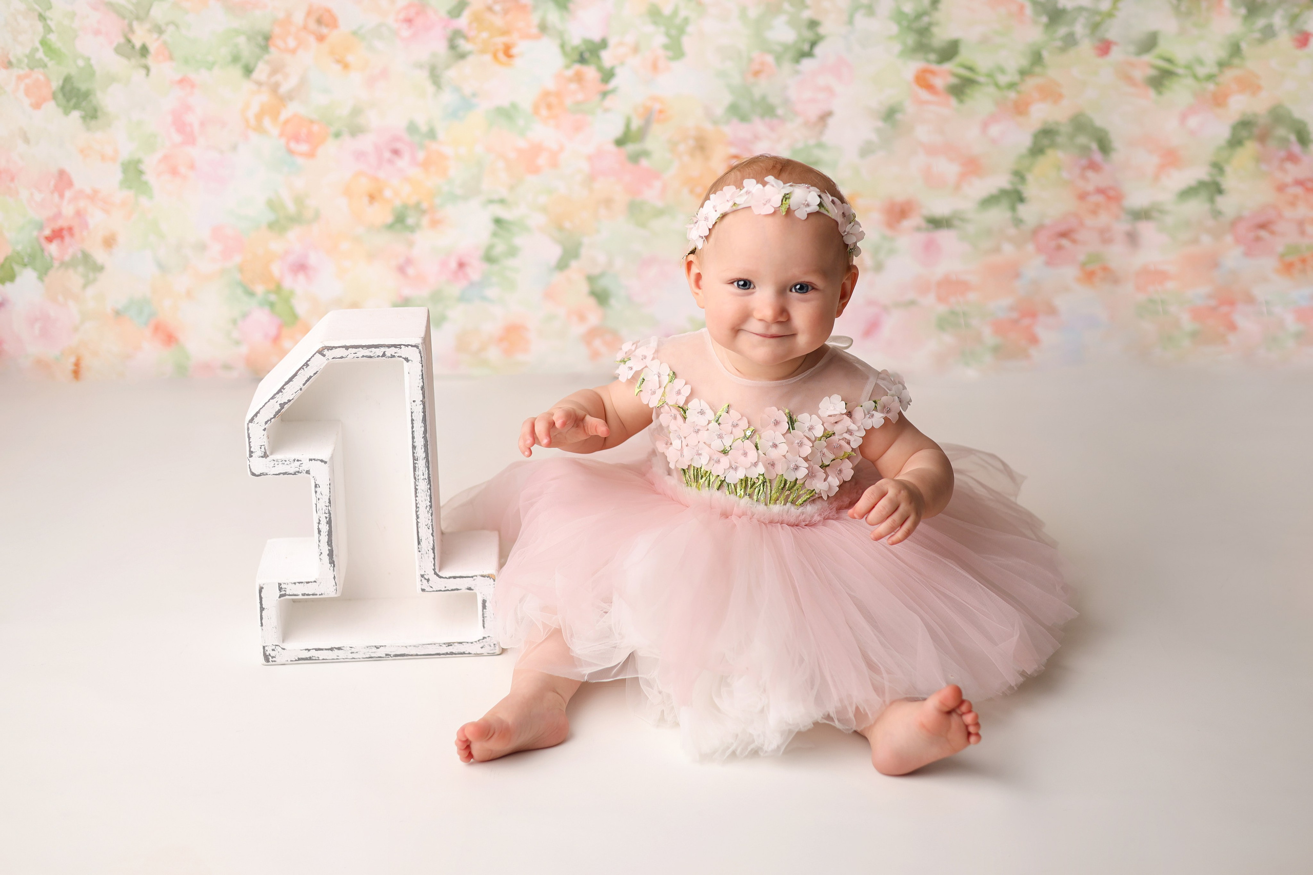Алисе 1 годик. Фотограф новорожденных Москва. Ньюборн фотограф Москва