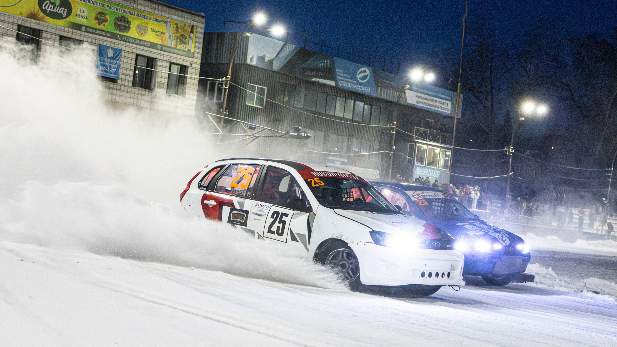 Автогонки «Трек 400» на льду. Bertran Ordo