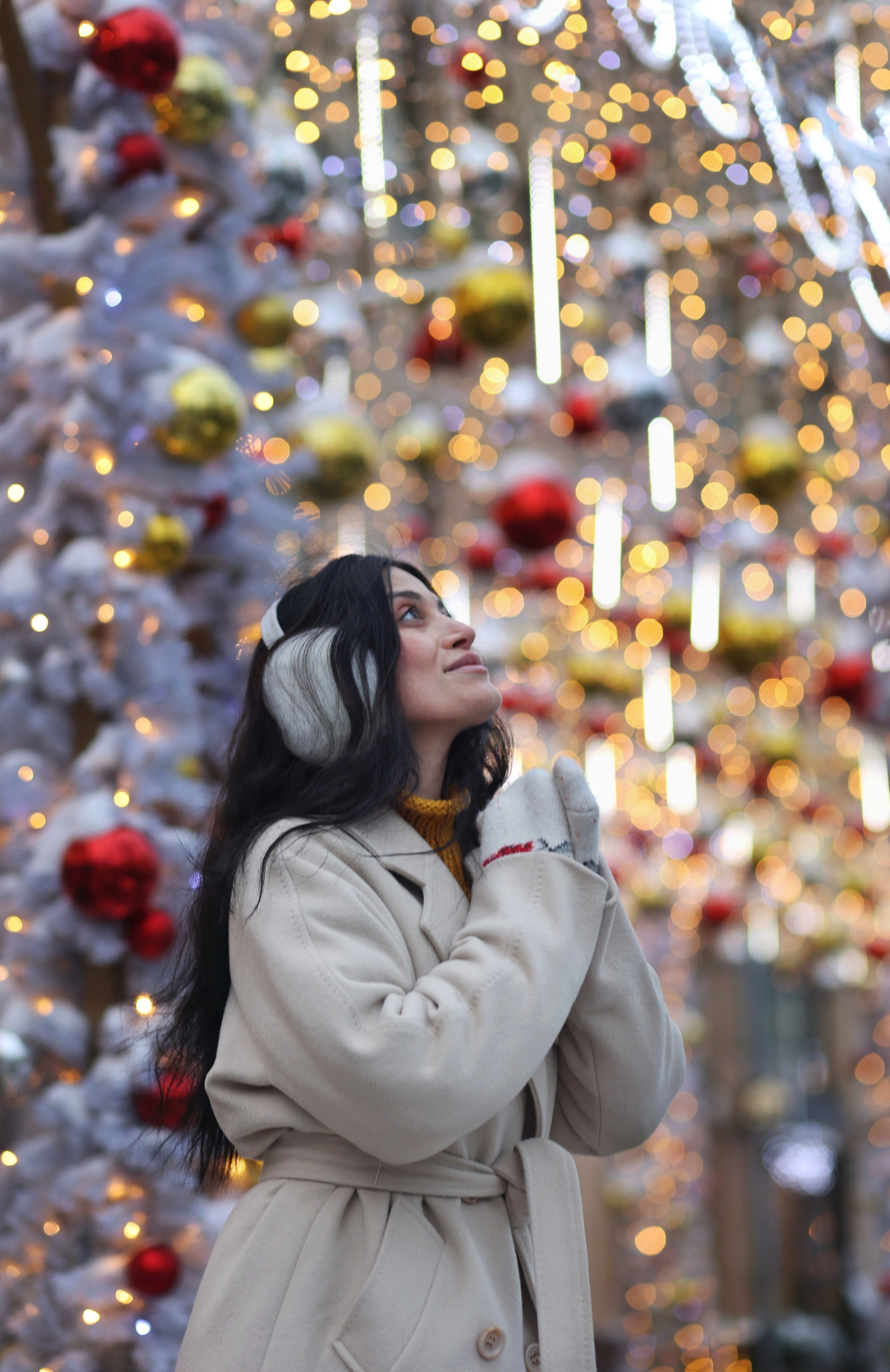Новогодняя фотосессия. Гум ярмарка. Портретный фотограф Москва