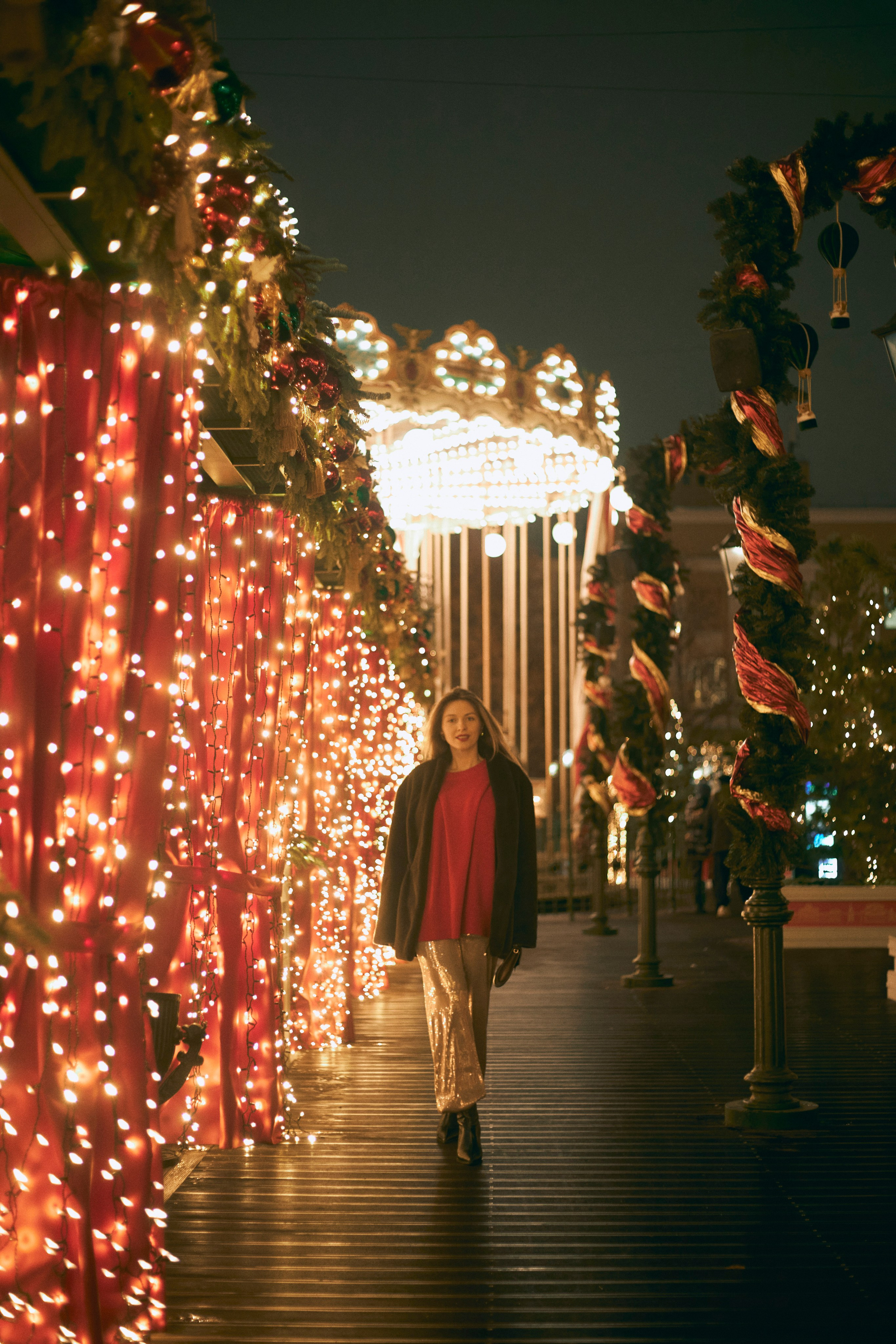 Новогодняя фотопрогулка по Москве. Анна Потявина. Фотограф Москва