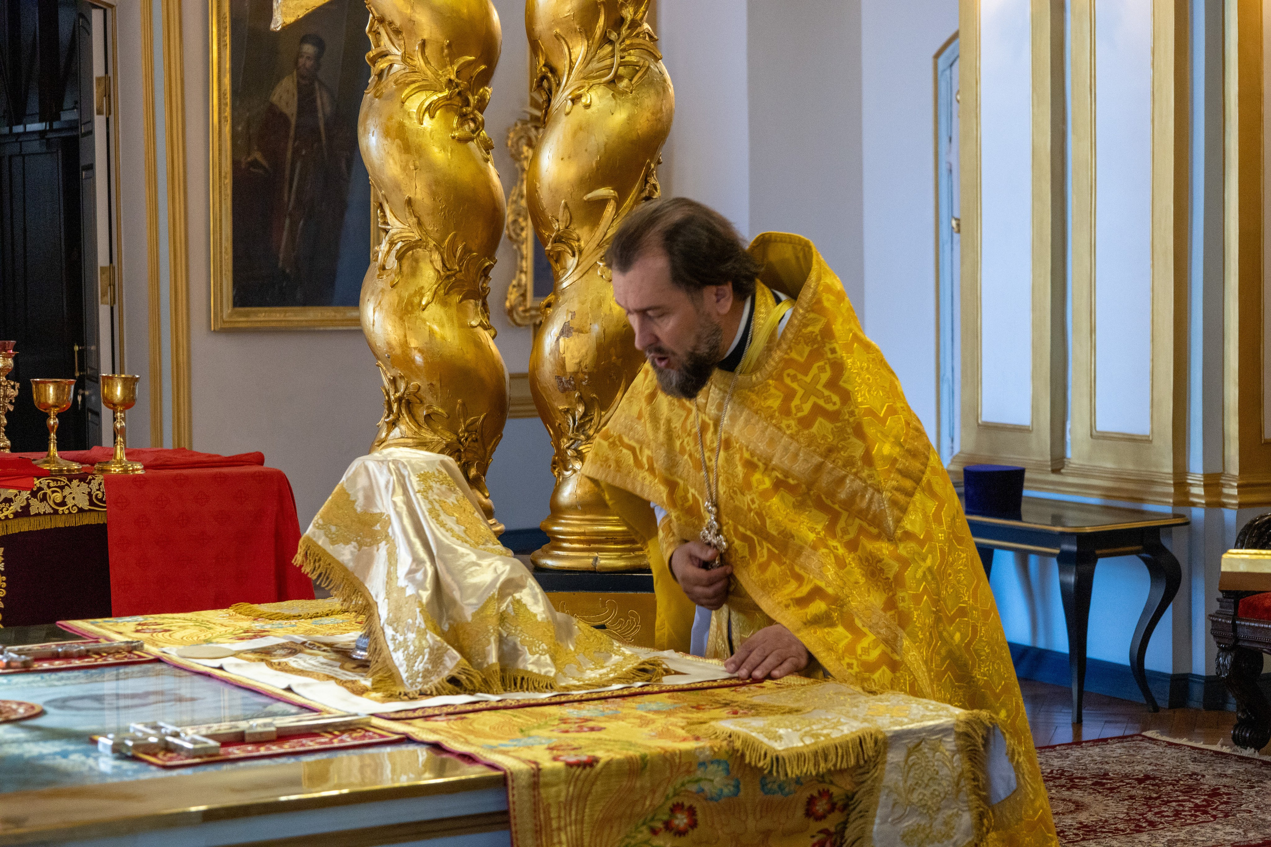 НЕДЕЛЯ 13-Я ПО ПЯТИДЕСЯТНИЦЕ. ГЛАС 4-Й. ПЕРЕНЕСЕНИЕ МОЩЕЙ АП. ВАРФОЛОМЕЯ. АП. ОТ 70-ТИ ТИТА, ЕП. КРИТСКОГО. НИКОЛО-БОГОЯВЛЕНСКИЙ МОРСКОЙ СОБОР