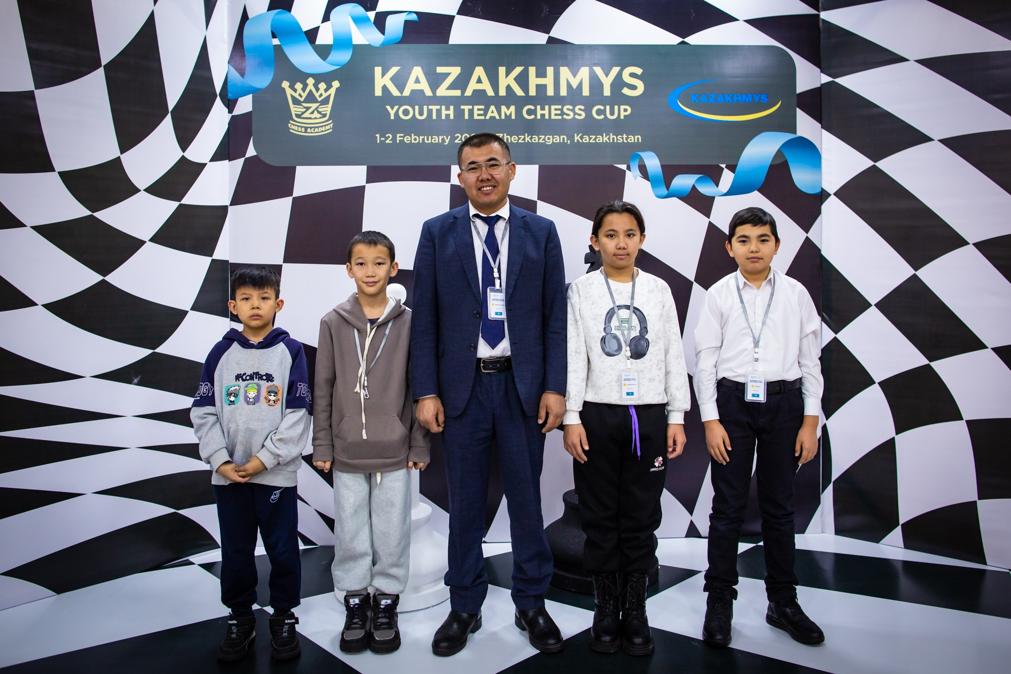 2025.02.02 KAZAKHMYS Youth Team Chess CUP 2025 — Day2_Teams. Фотограф Анна Штурман (репортажная съёмка любых событий и мероприятий) Anna Shtourman photographer