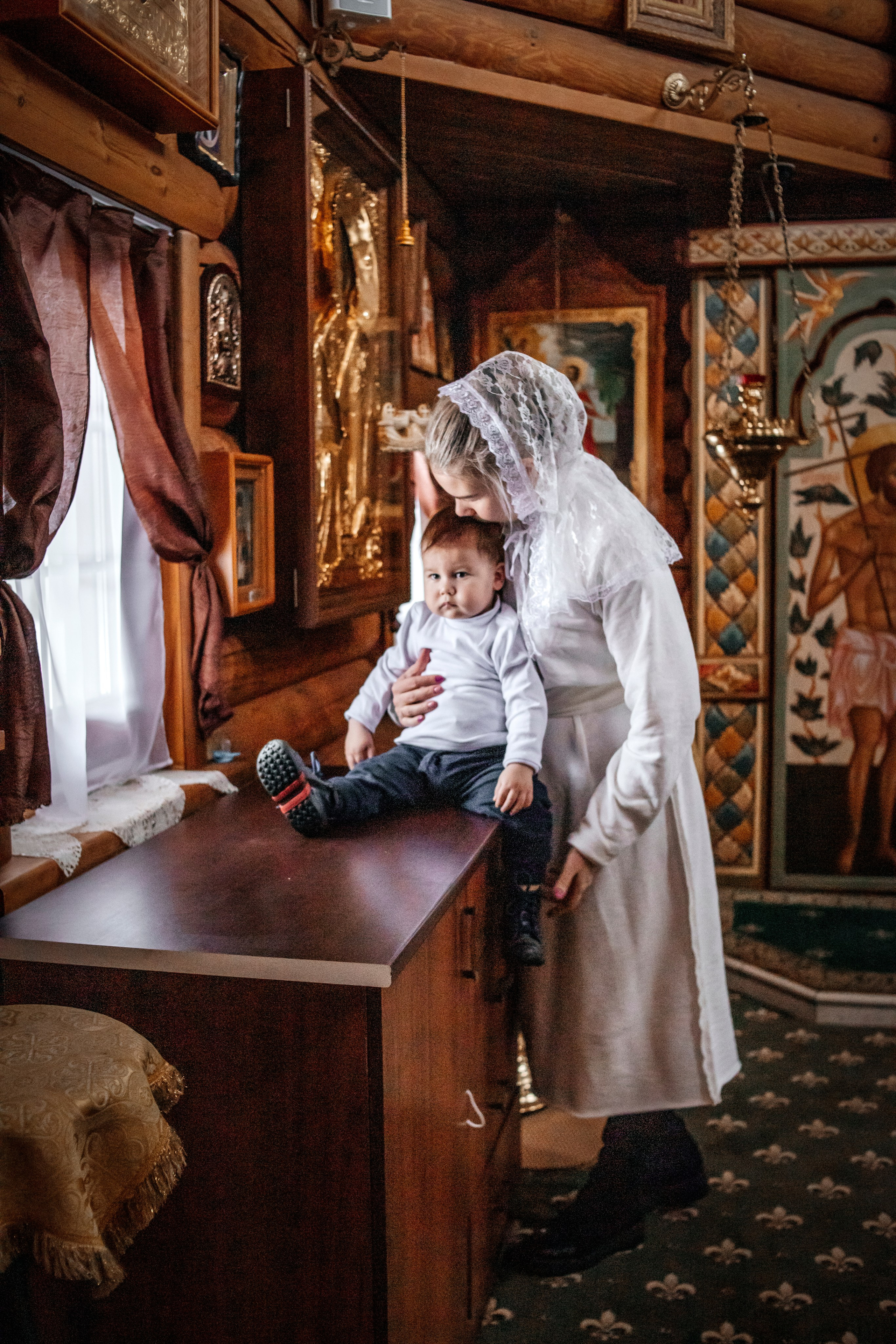 Церковный (крещение и венчание). Семейный фотограф Москва и область Дербунова Елена