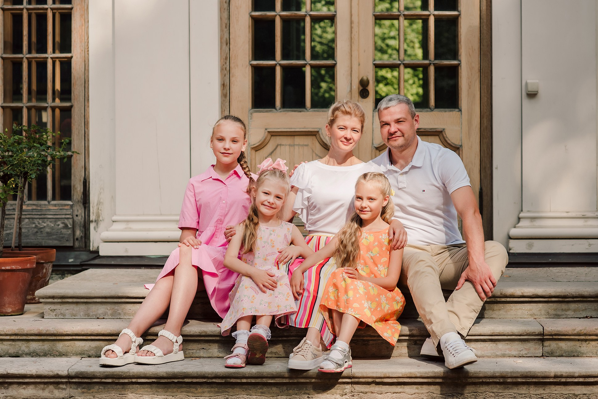 Семейная прогулка. Летний сад. Семейный и Свадебный фотограф. Санкт-Петербург. Пушкин