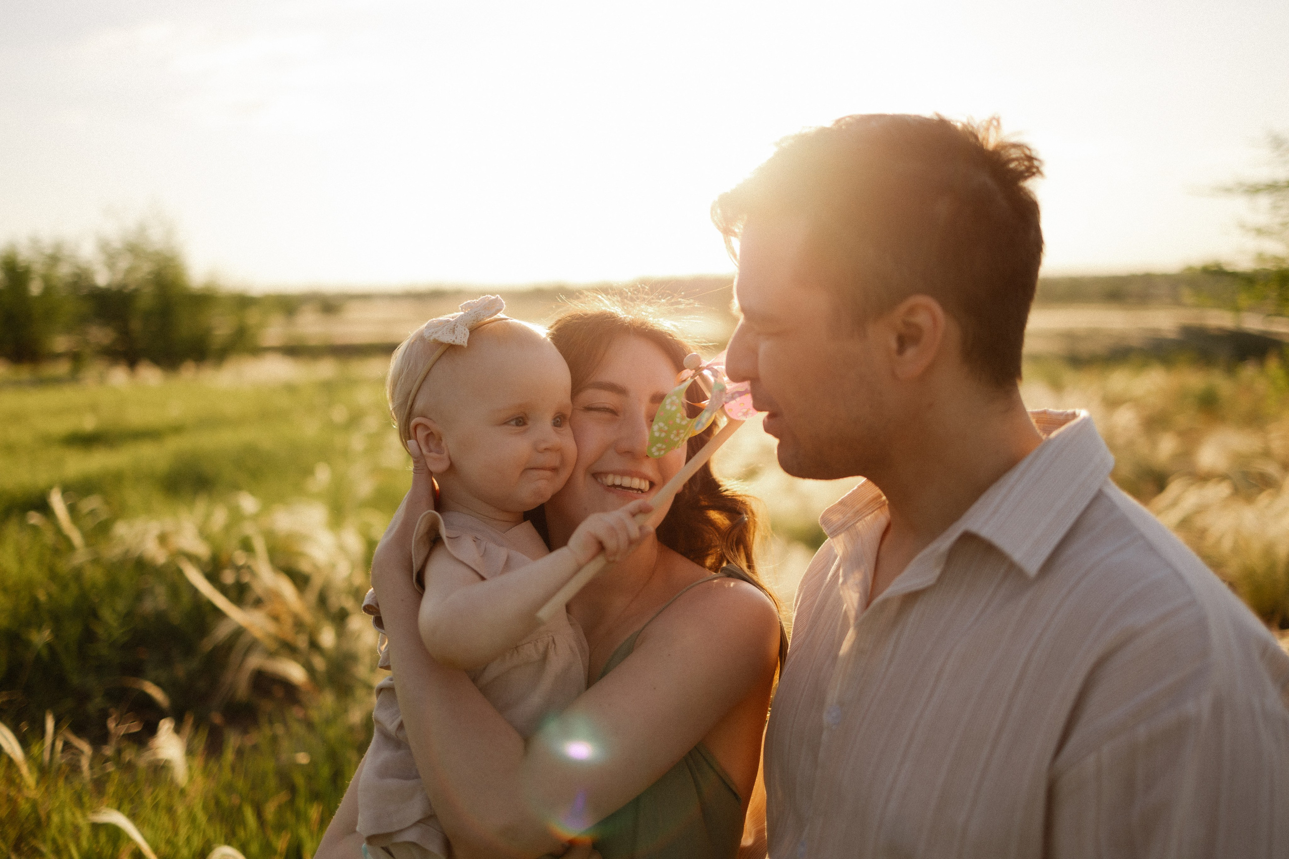 На закате солнца. Свадебный и семейный фотограф Волгоград Наталья Алексеева