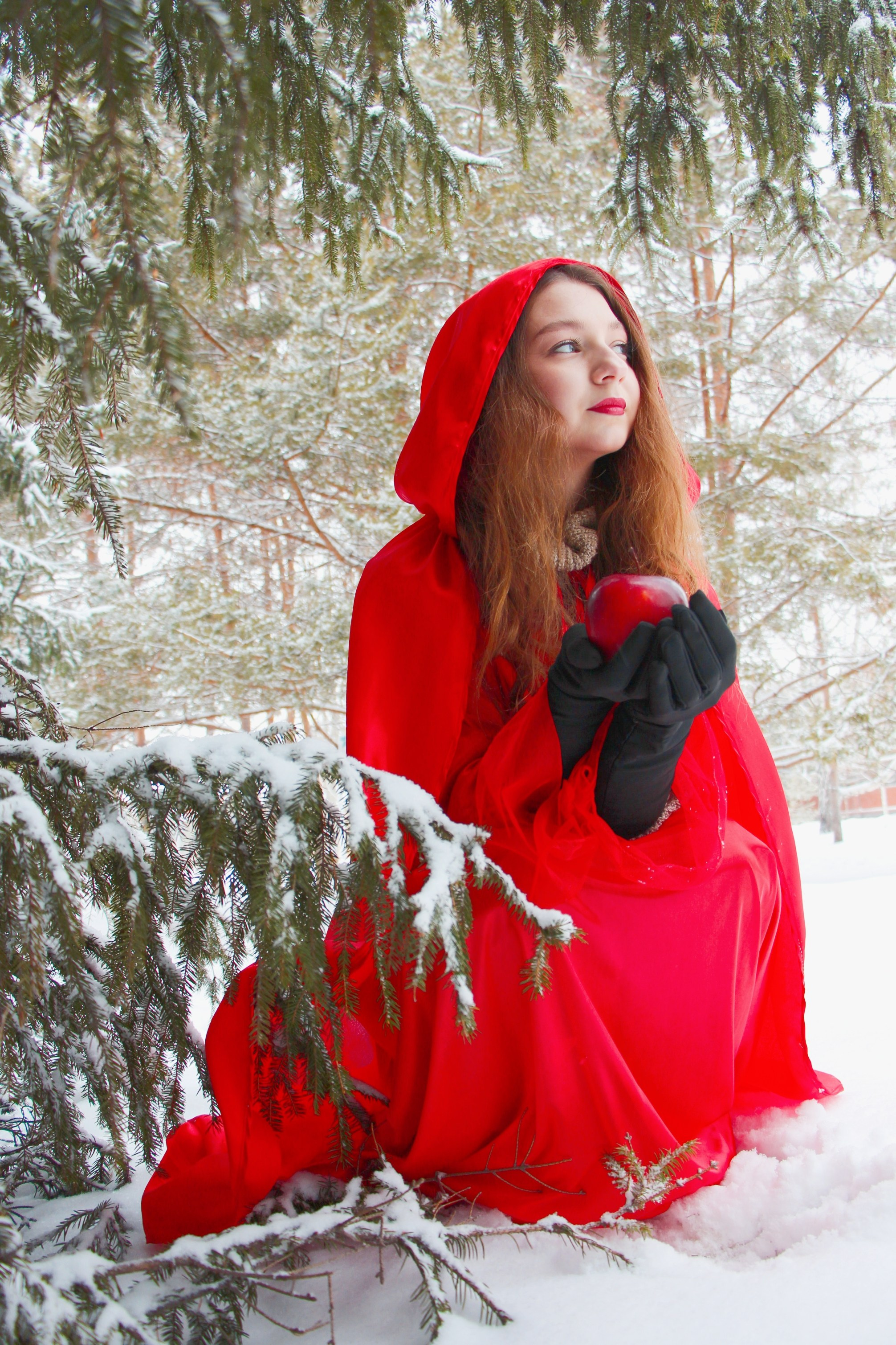 Прогулка Александры в снежном лесу…. Творческая, семейная Фотосъемка ДоброДарова Елена Омск