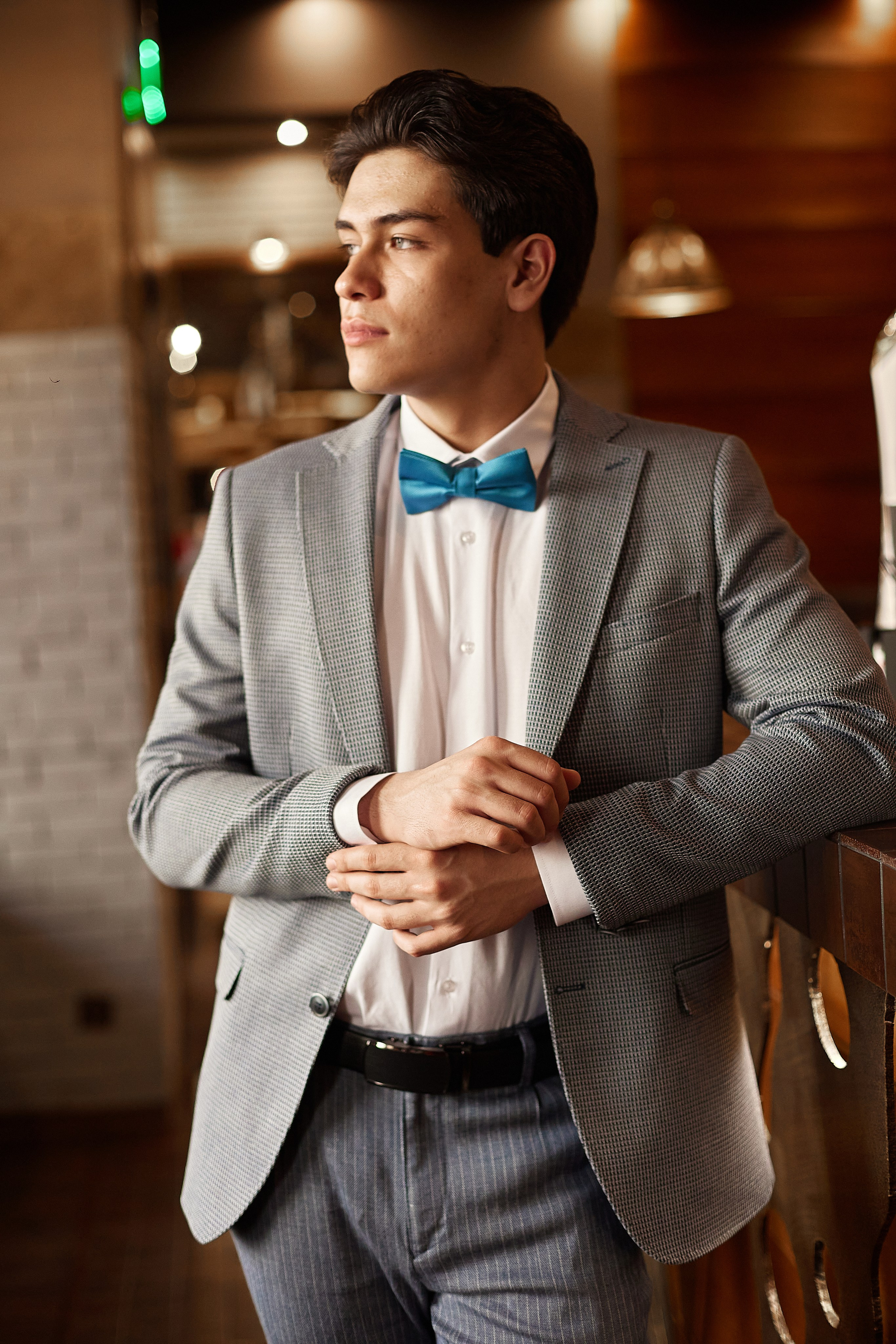 Журнал «Свадебный салон». Магазин мужской одежды Mister. Виктория Ларина — Портретный профессиональный фотограф в Иркутске