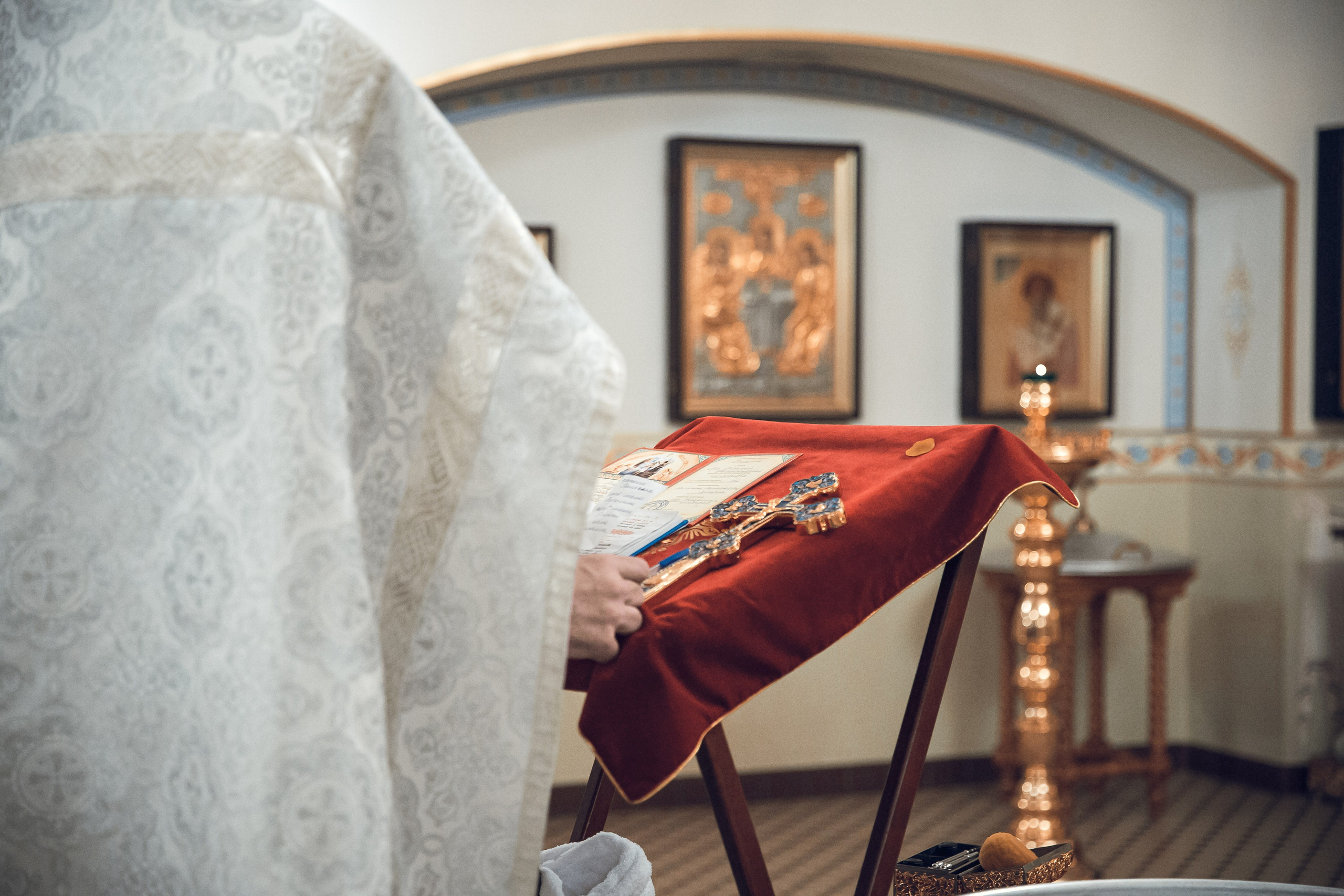 Крещение Полины. Фотограф на крещение в Рязани. Семейный фотограф