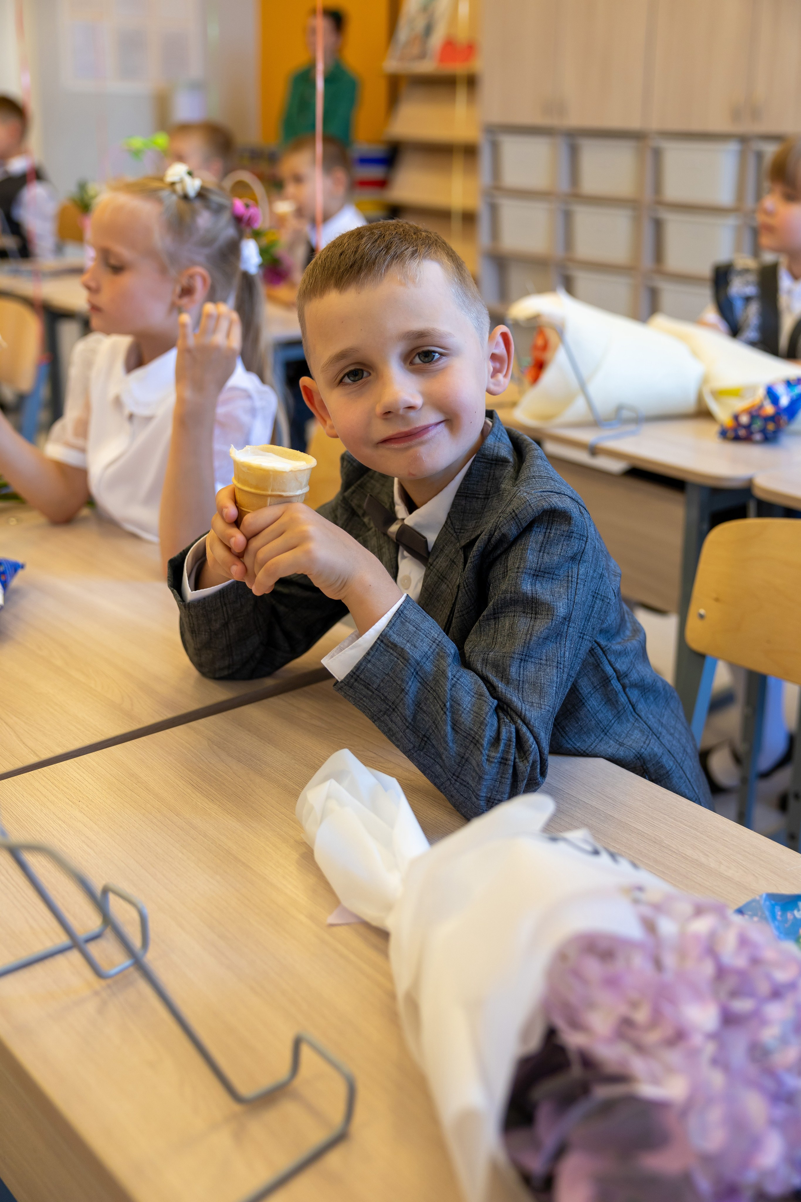 Первый раз в первый класс (репортажная съемка). Фотограф в Серпухове Наталья Руденко