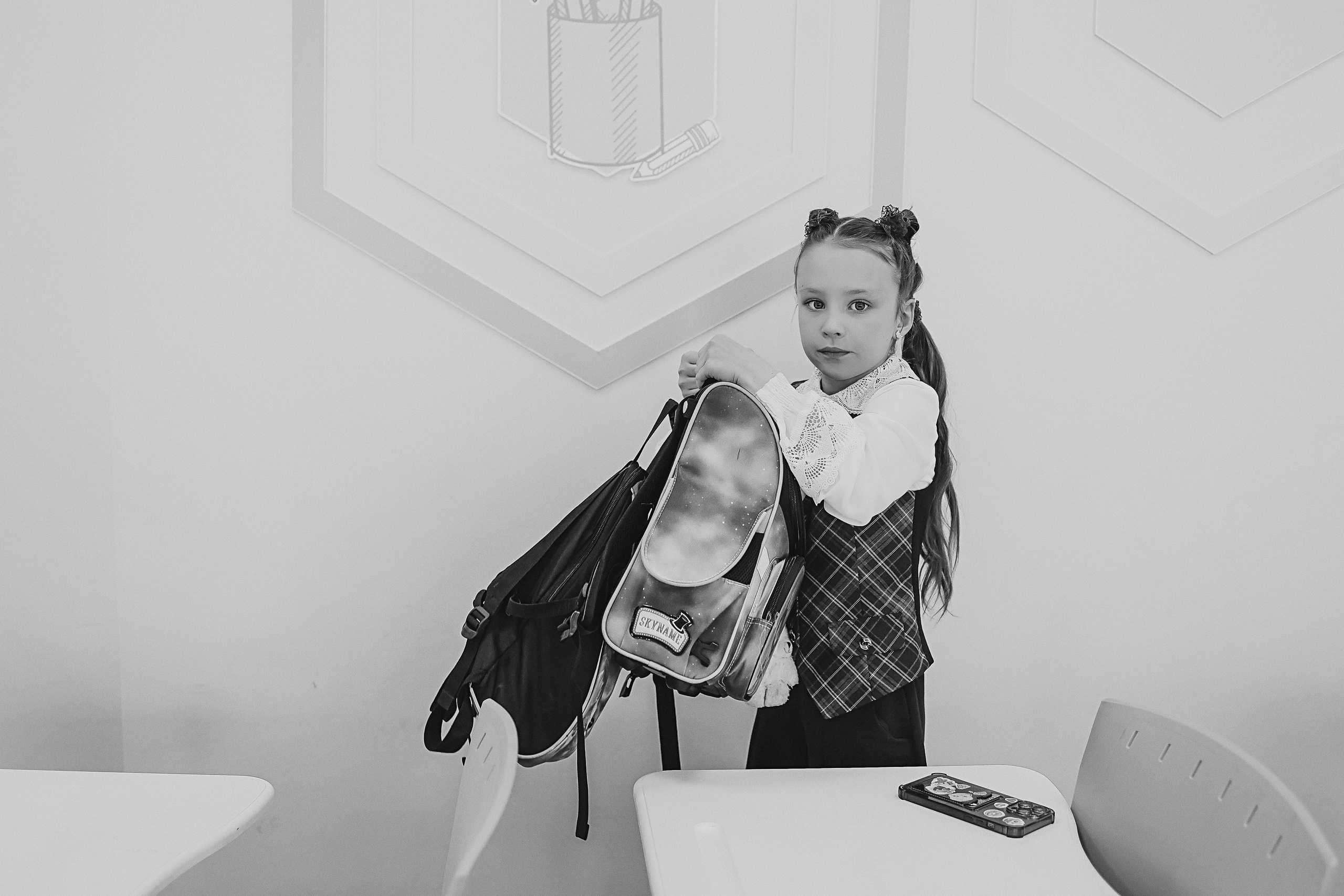 Один день в школе 1 класс. Семейный фотограф Тюмень, фотограф на роды Салмина Мария