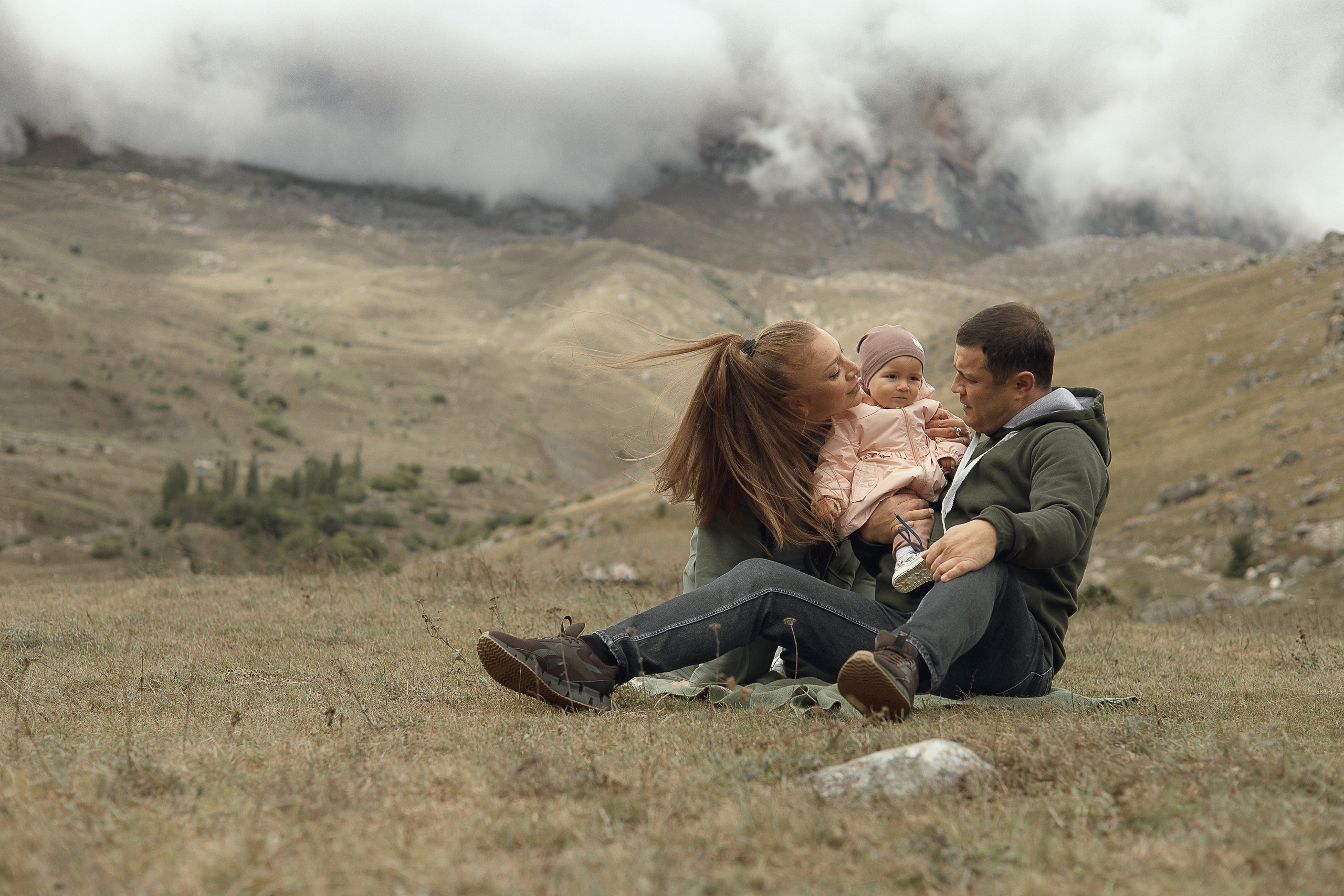 Семейная съемка в горах. Семейный фотограф в Москве Анастасия Марти