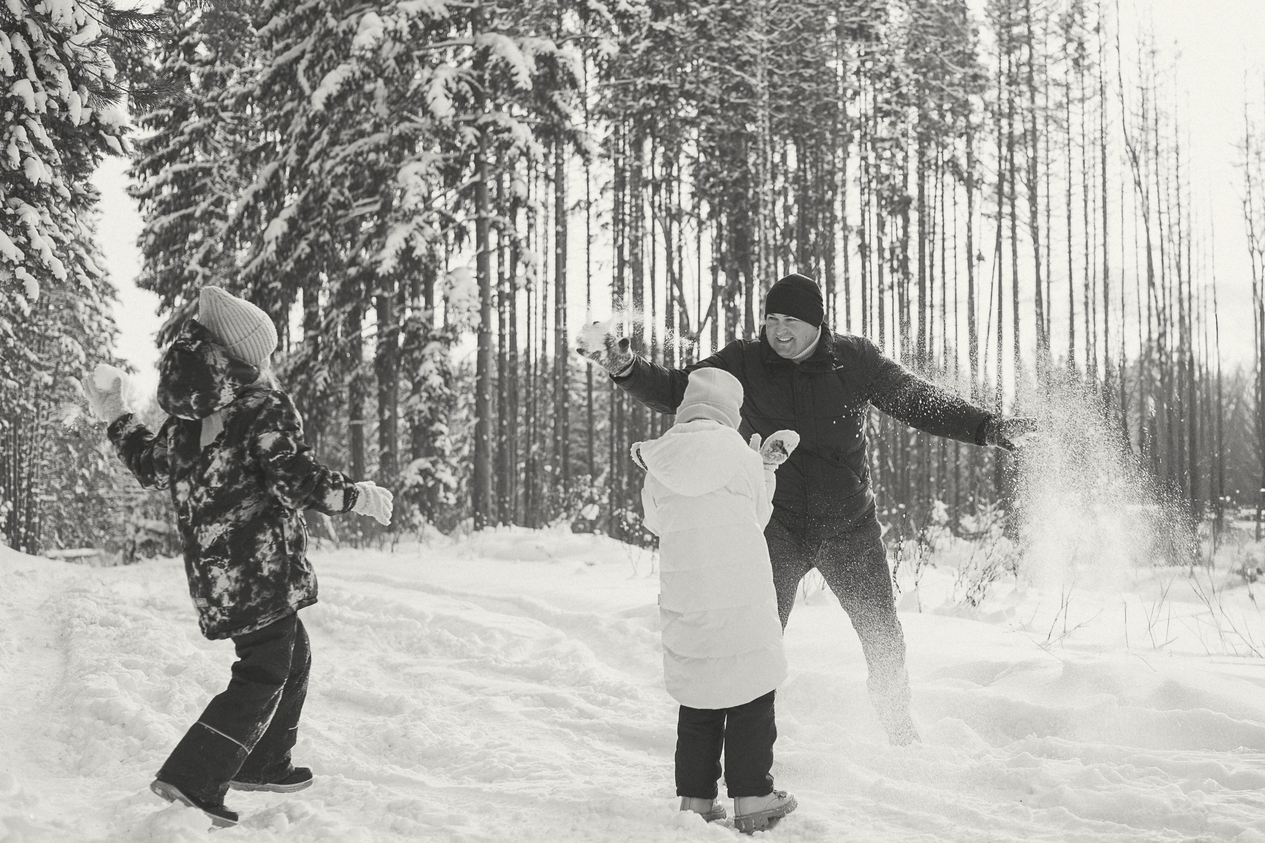 Теплые эмоции Холодной зимы. Семейный фотограф в Москве Анастасия Марти
