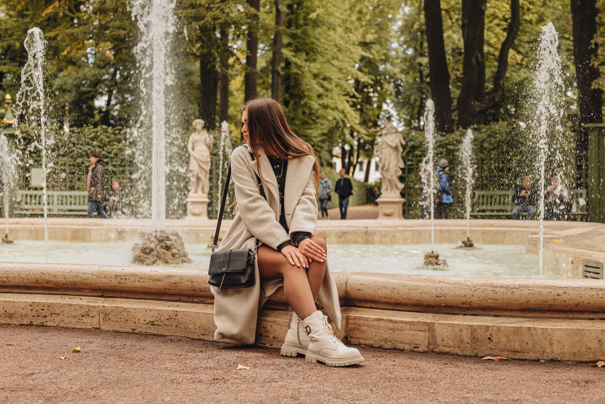 Осенняя прогулка в Летнем саду. Семейный фотограф Ира Шашова Санкт-Петербург