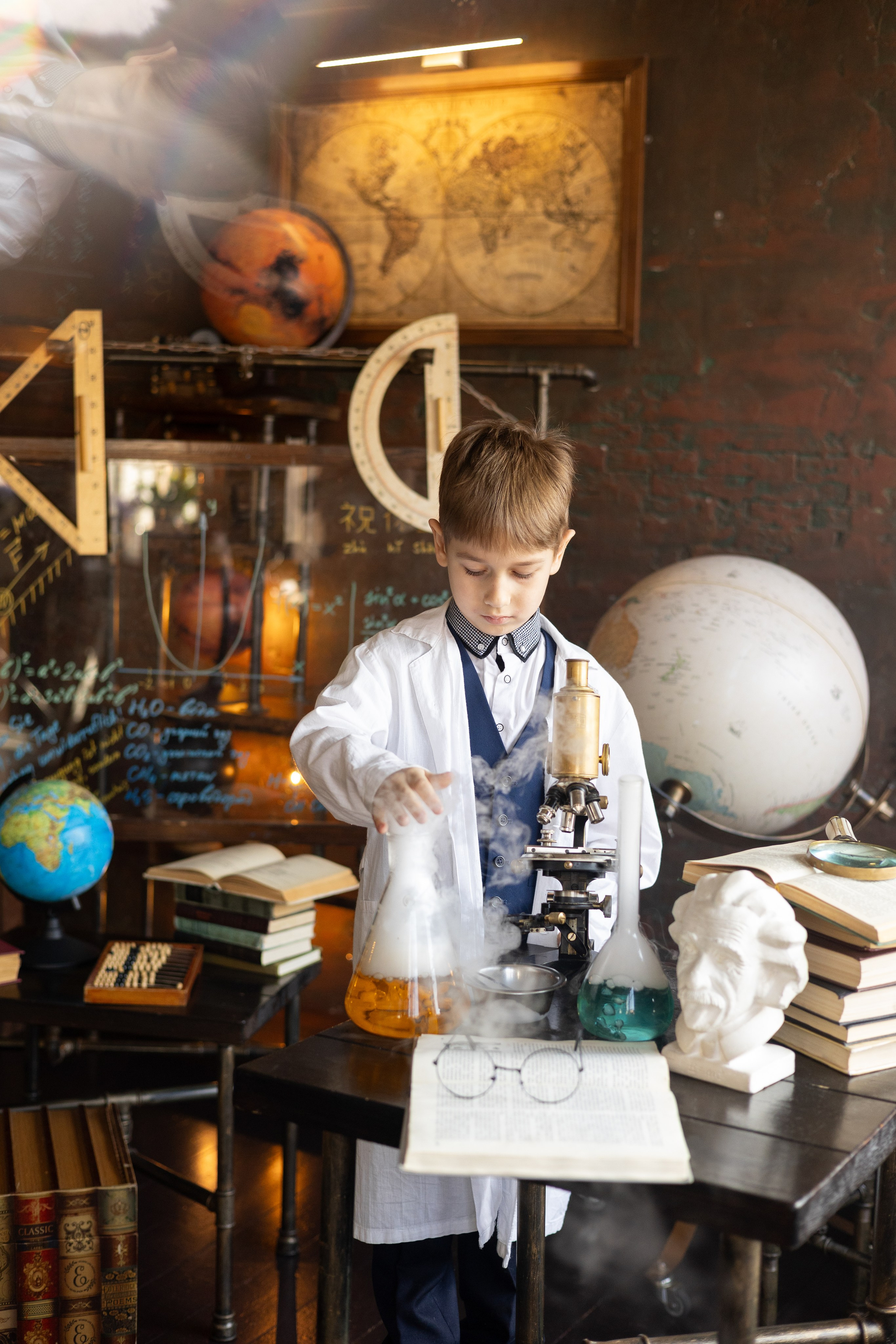 Фотосессия в лаборатории. Семейный фотограф в Москве Марина Петра