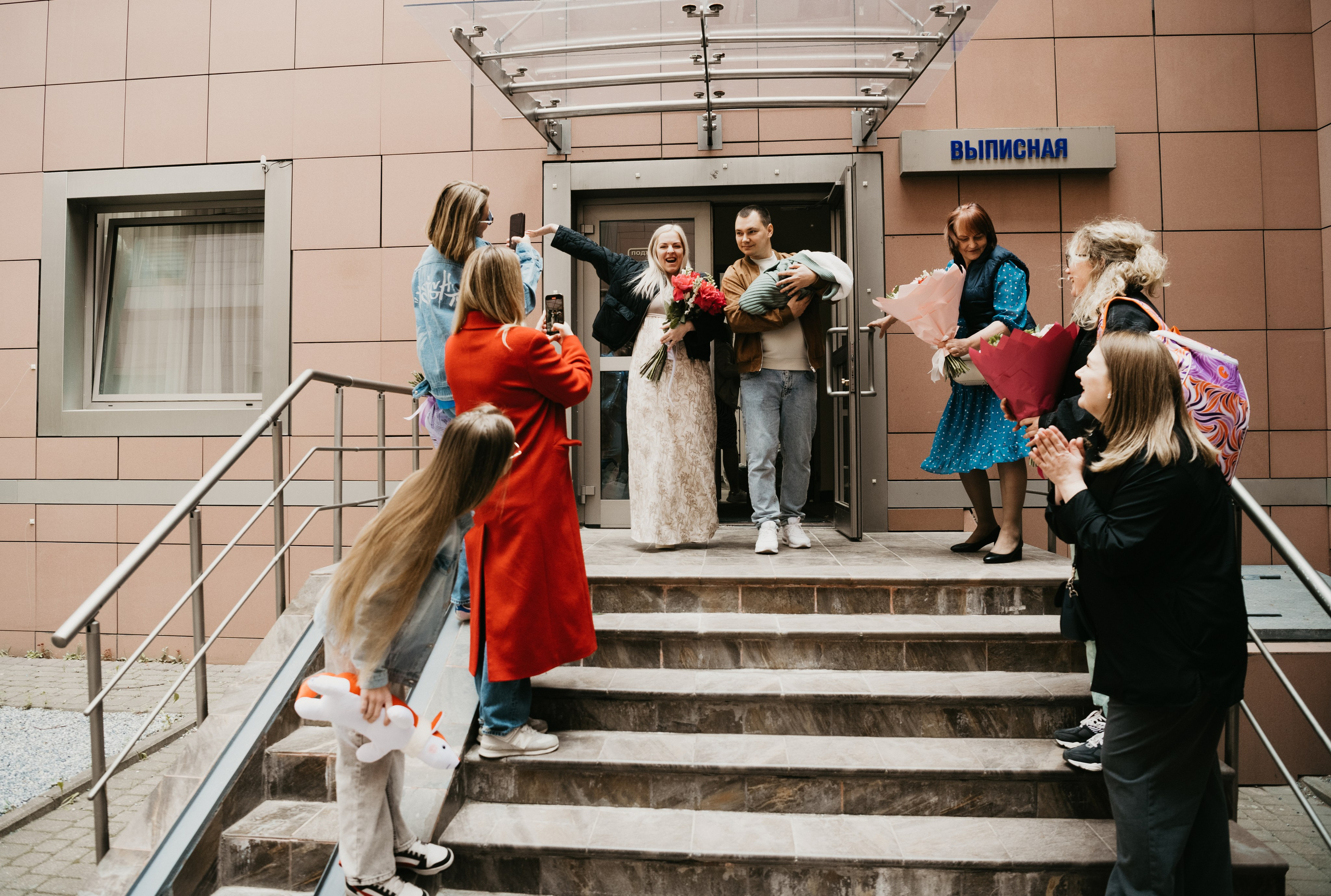 Выписка Степана на Севастопольском. Фотограф на выписку из роддома в Москве и МО