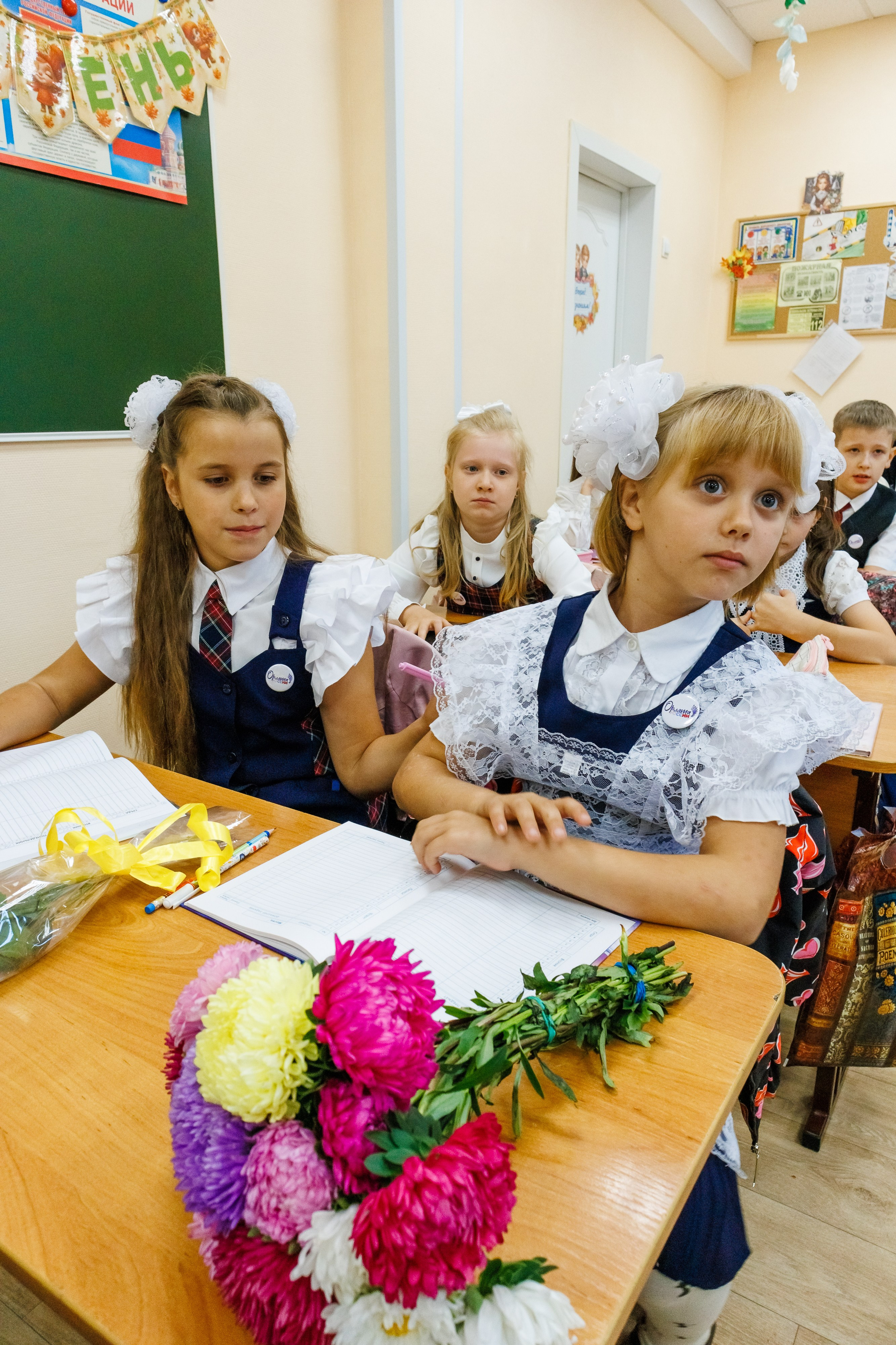 Первый урок школа 206. Фотограф в Новосибирске Евгений Маслов