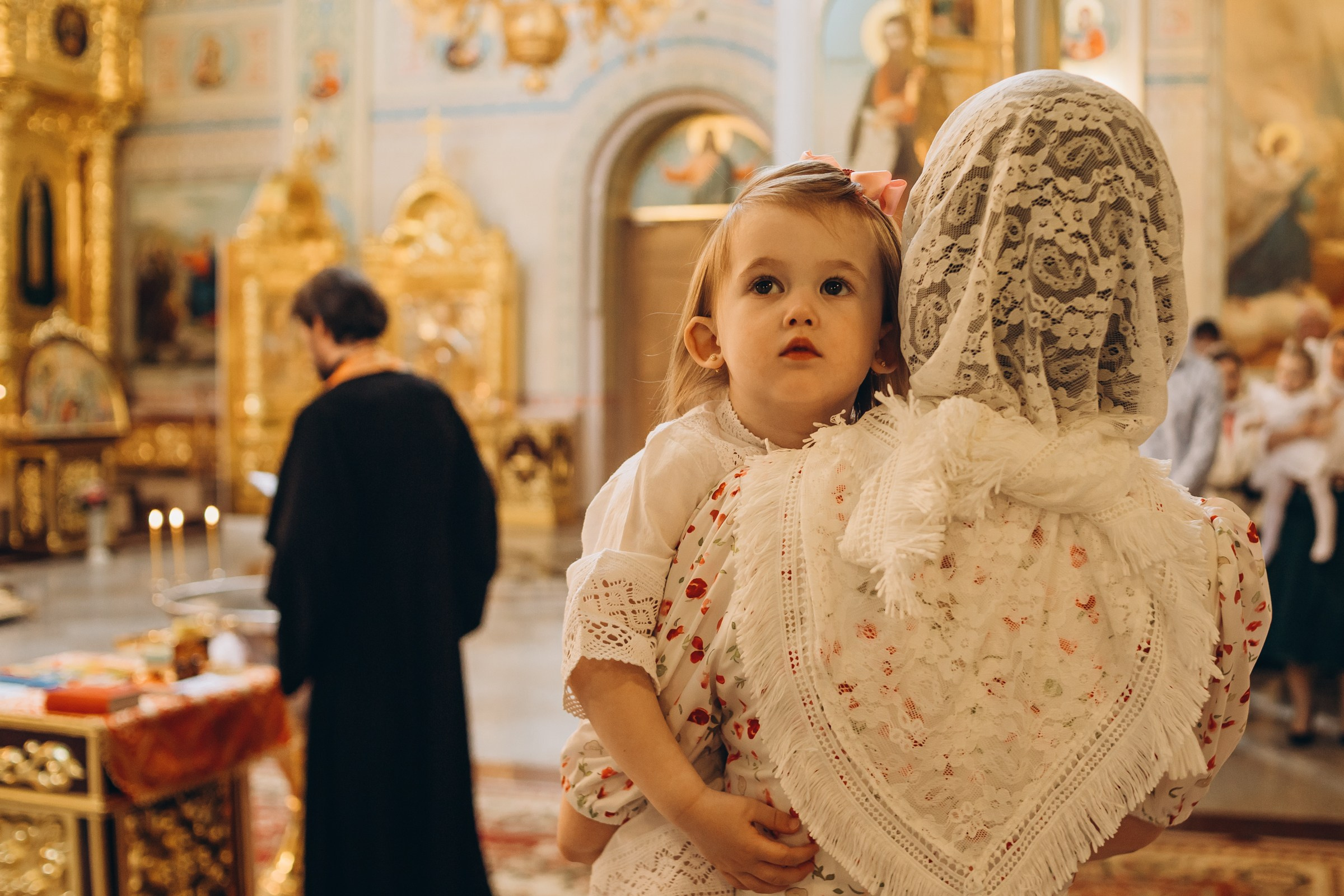 Крещение Таисии. Семейный фотограф в Волгодонске Краченцева Анна