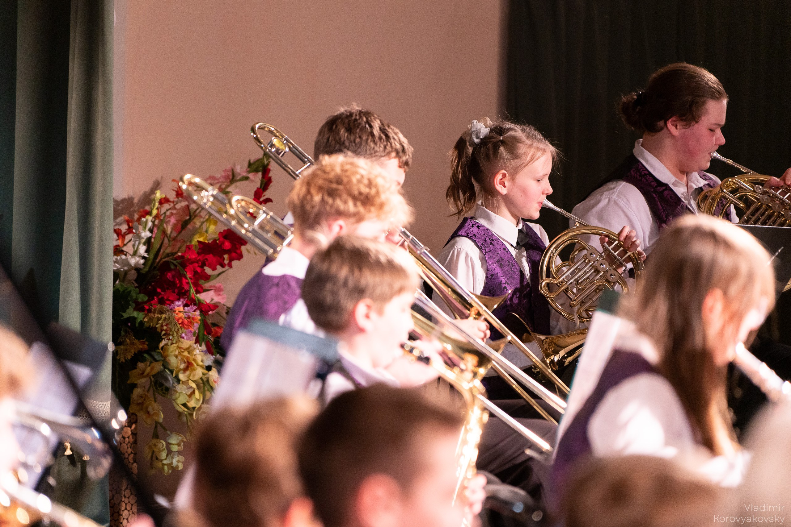 Концерт Духового оркестра ЦГИ ко Дню защитника Отечества. Фотограф Владимир Коровяковский