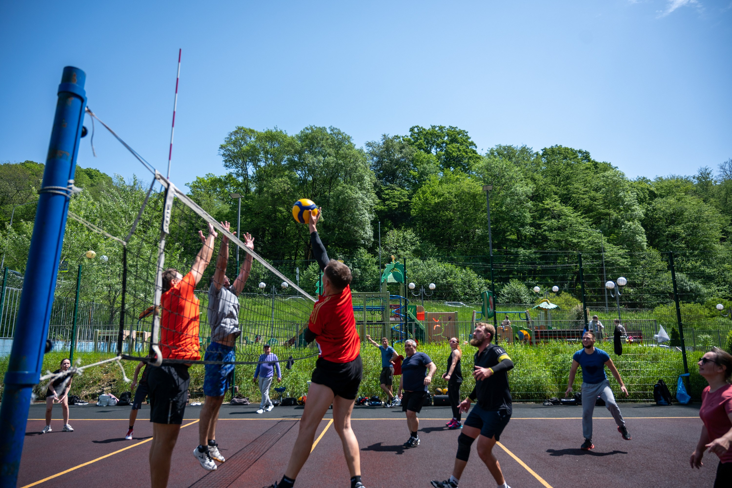 Турнир по Волейболу. Фотографирую счастливых людей в Сочи