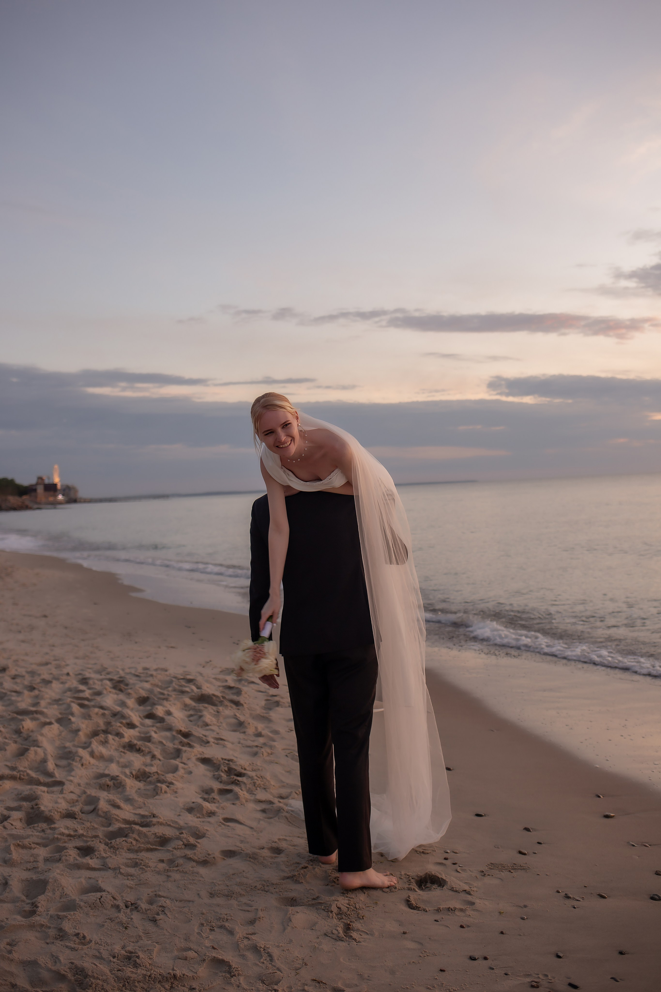 Александра и Влад. На закате. Фотограф в Калининграде Решетникова Алина