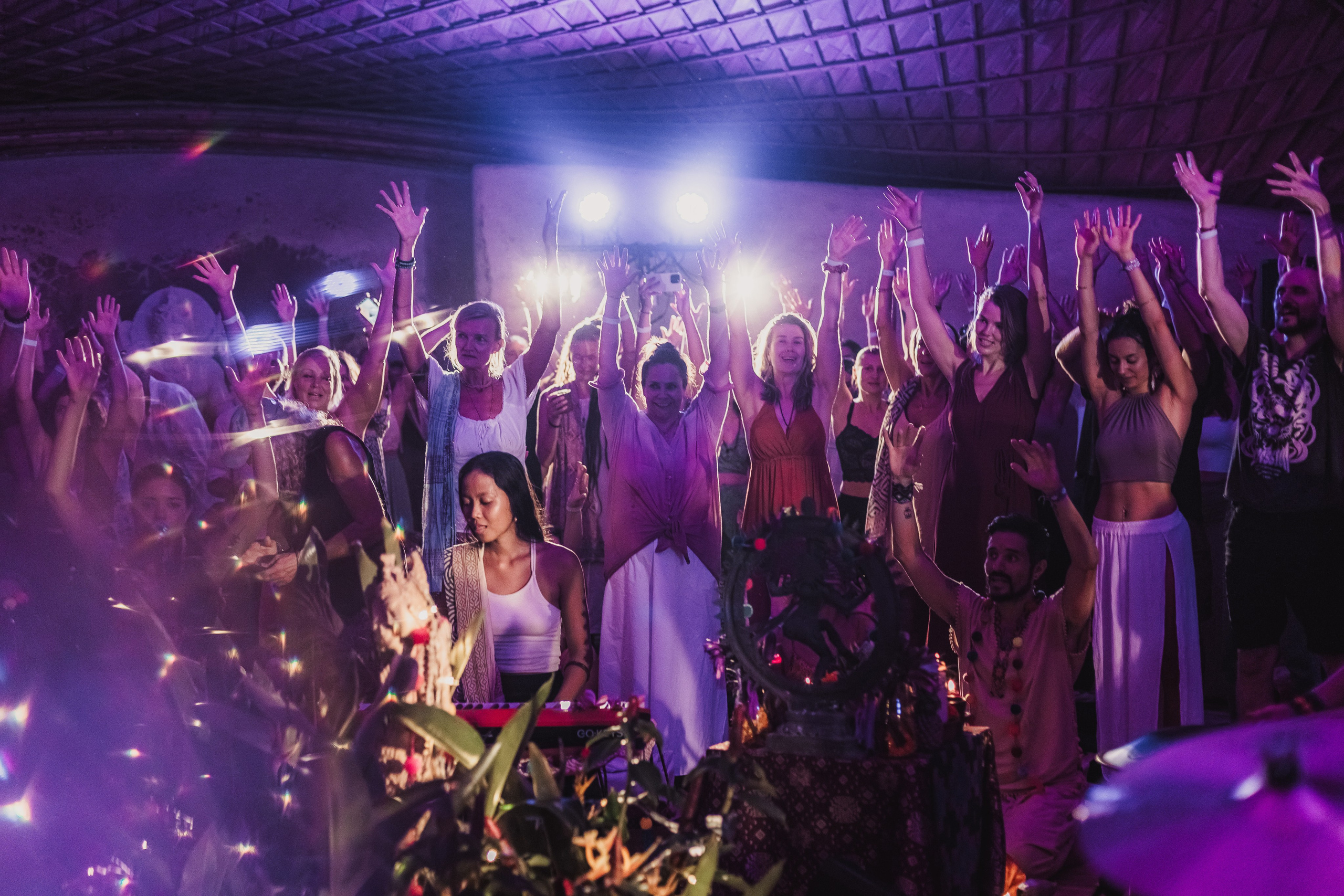 Hanuman Project kirtan at Alchemy april. Mariam Bagdasaryan