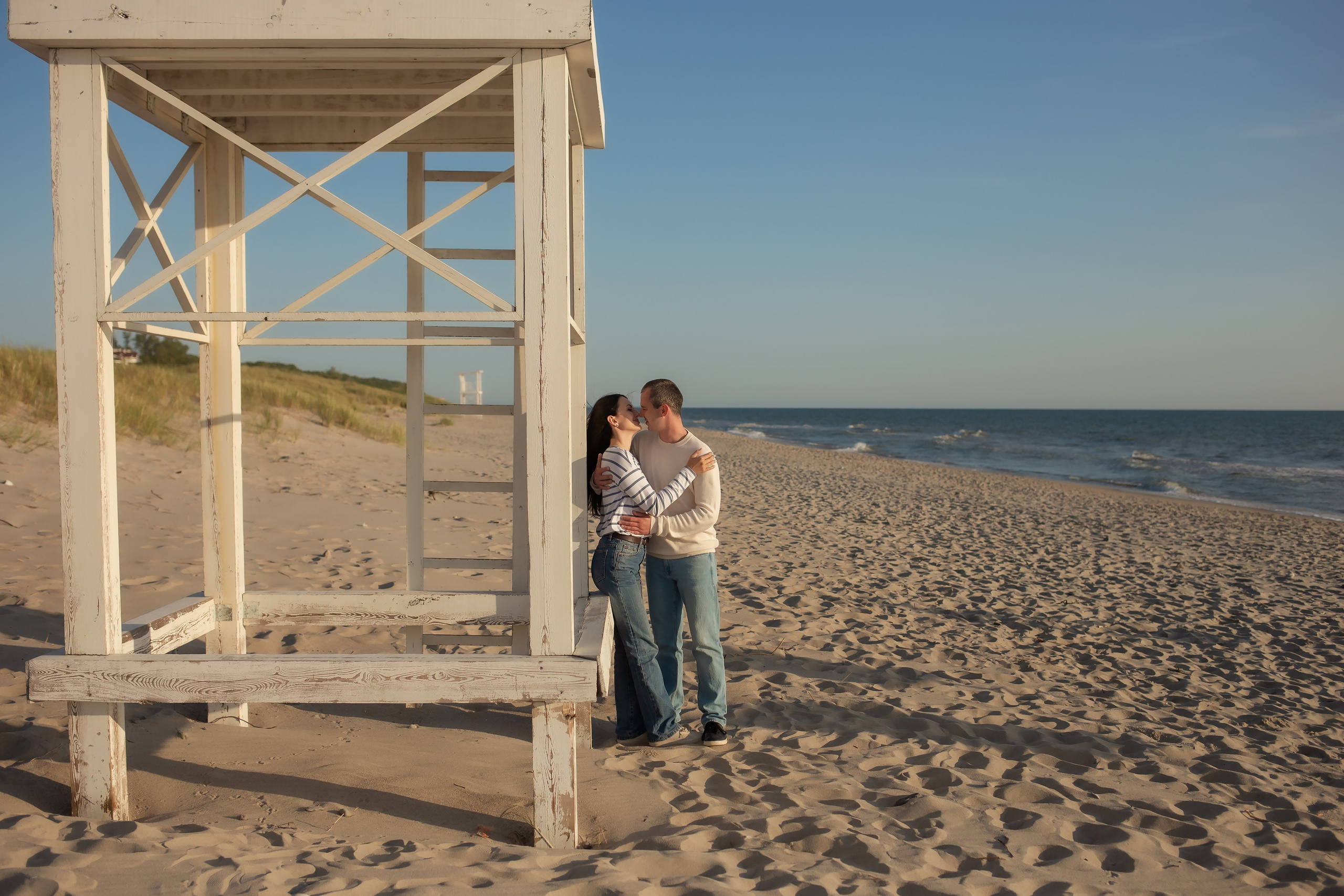 Павел и Татьяна. Закат в Янтарном. Фотограф в Калининграде Решетникова Алина