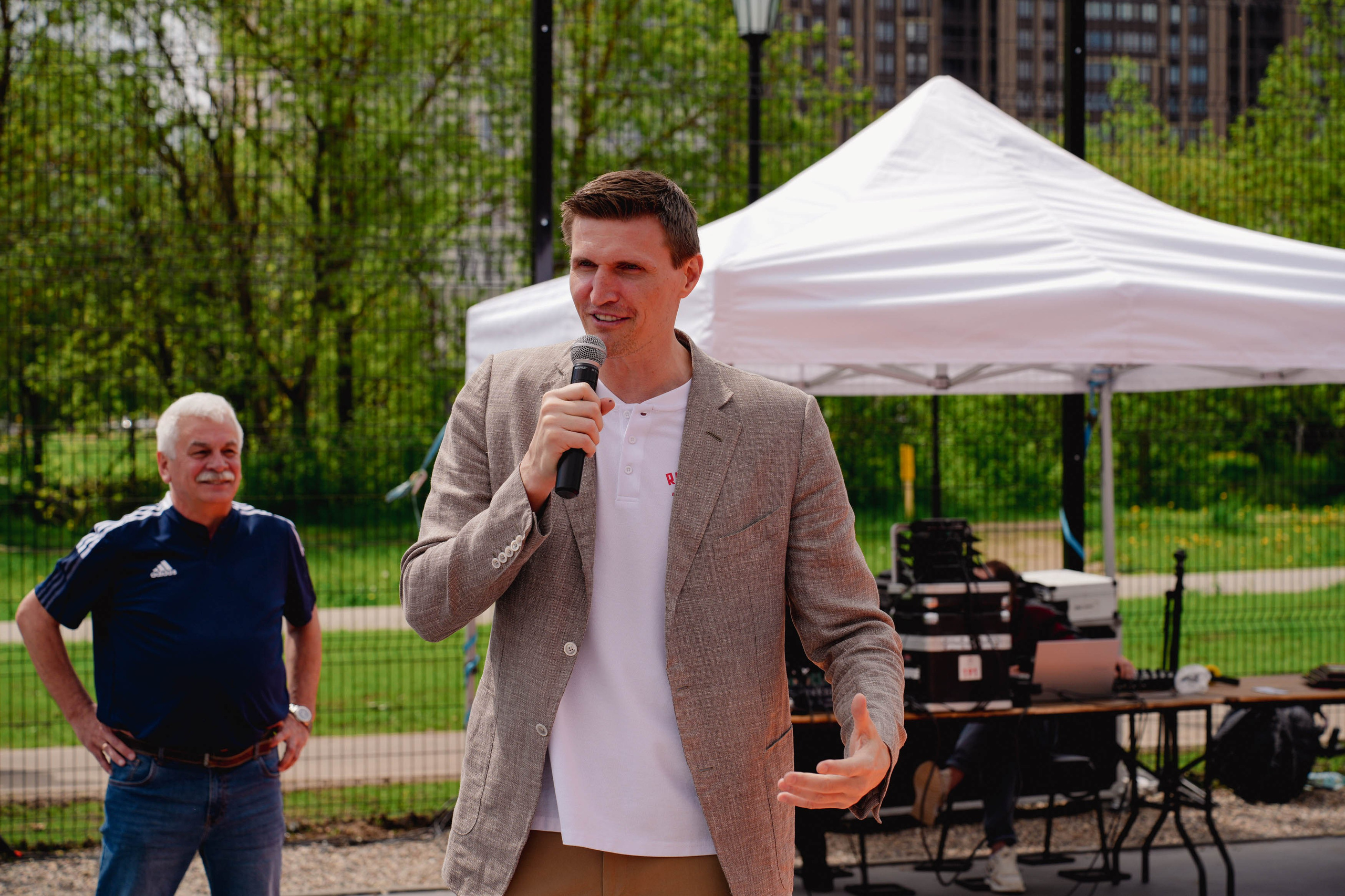 Открытие Центра уличного баскетбола. Спортивный и репортажный фотограф в Иваново Сергей Силкин
