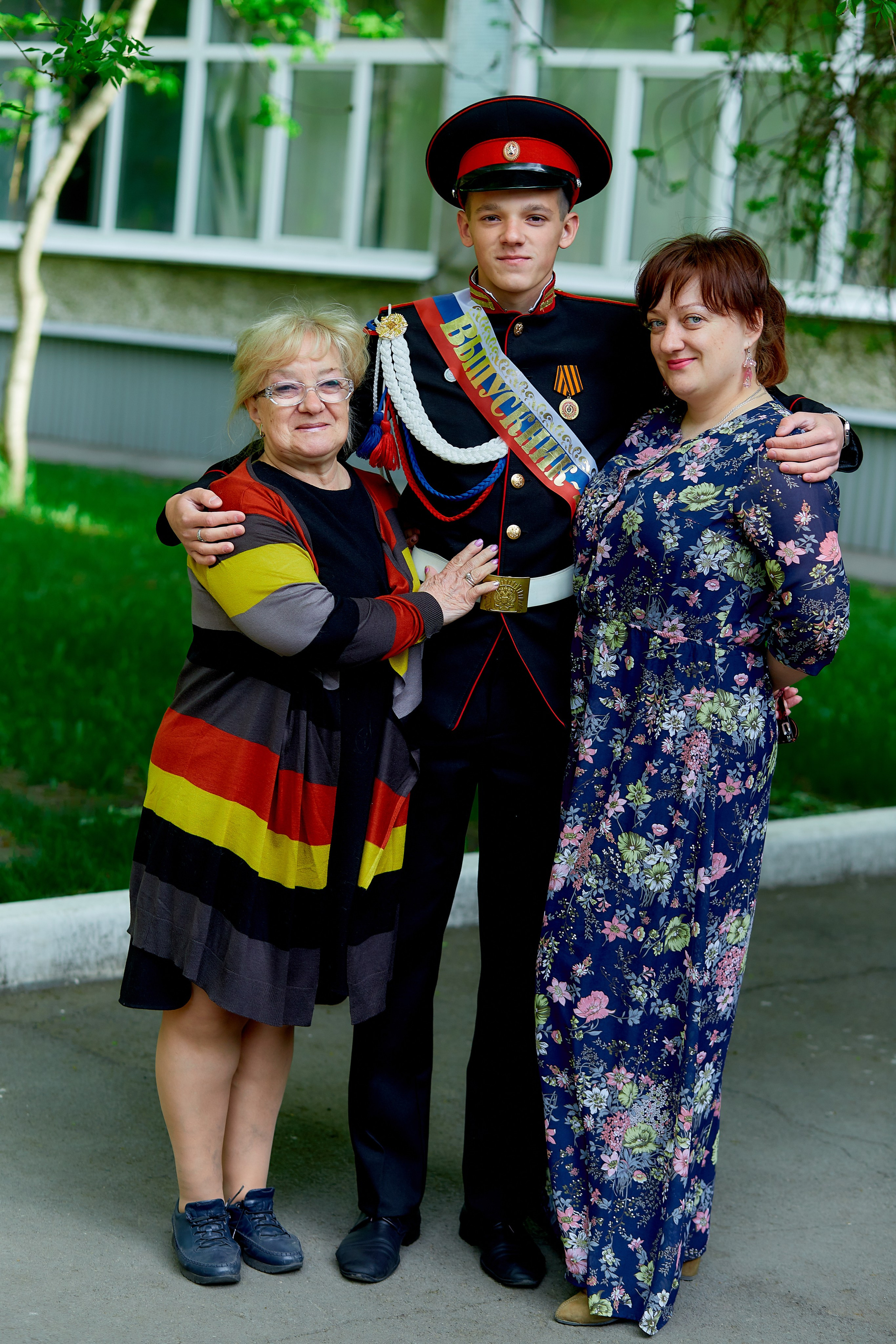 Кадеты последний звонок. Фотограф Вячеслав Фарунин