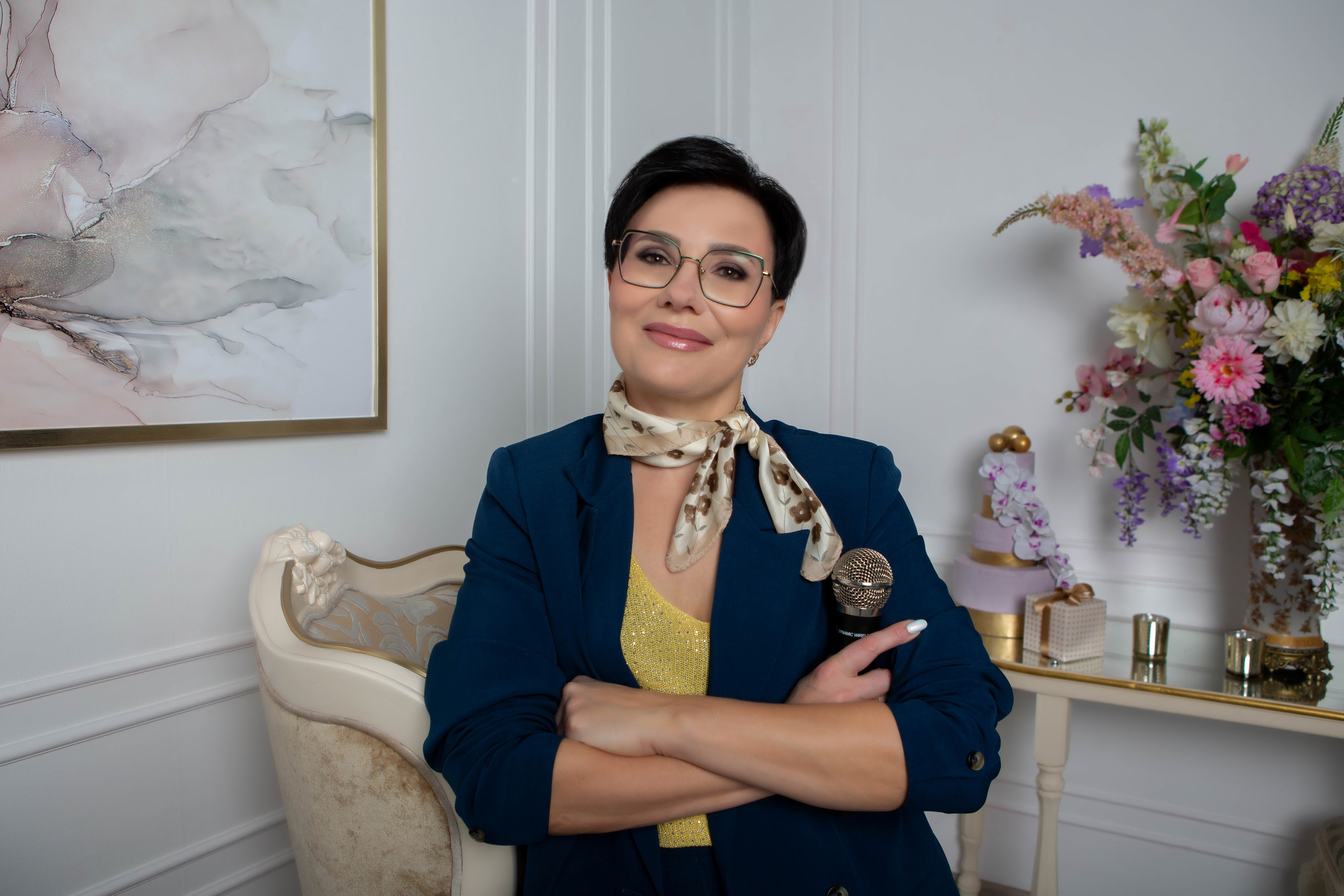 Контент съёмка для ведущей. Главная