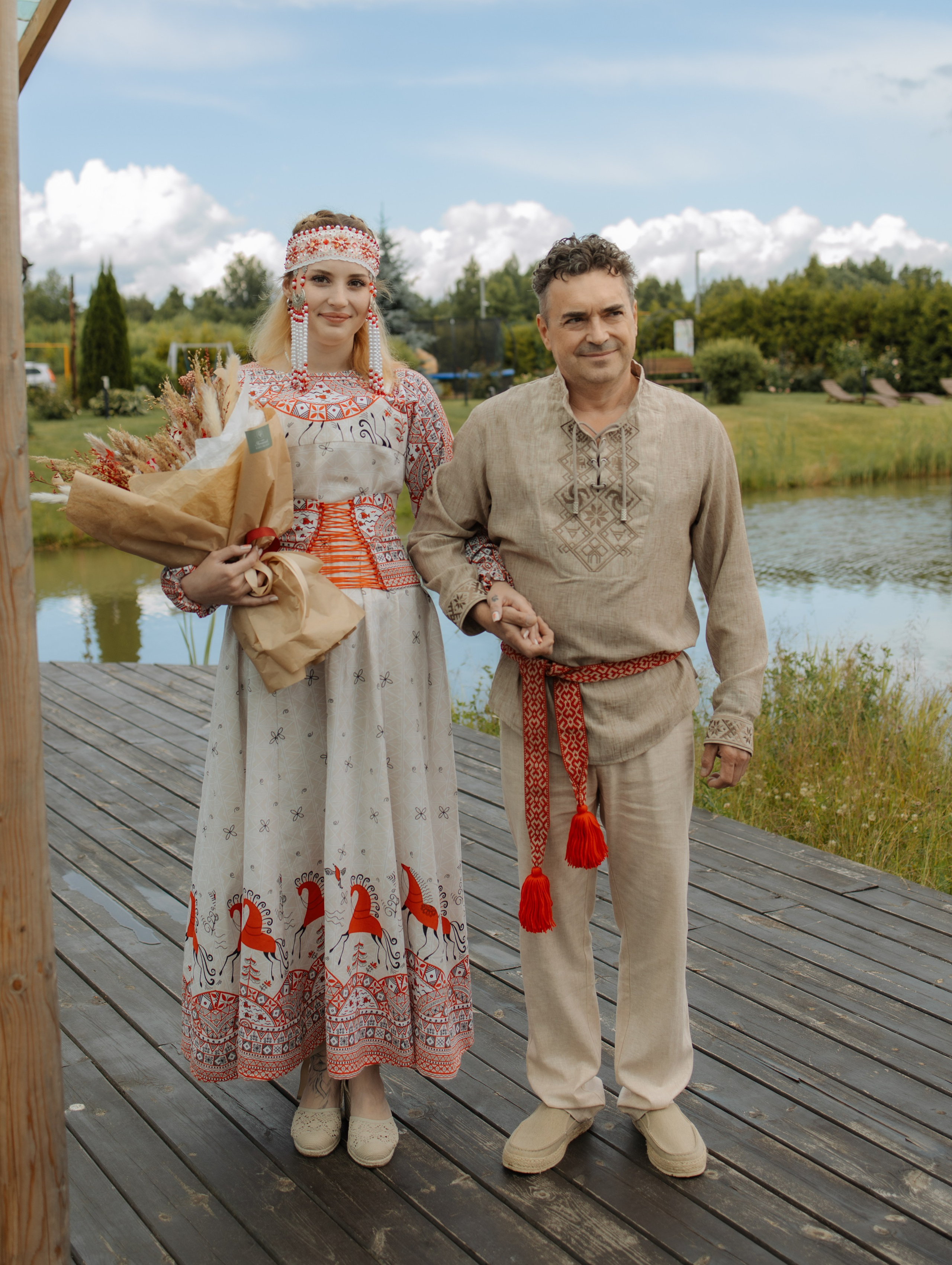 Яркая летняя свадьба в русском стиле Александр и Яна. Фотограф Углич и Ярославль Ольга Тятюшкина