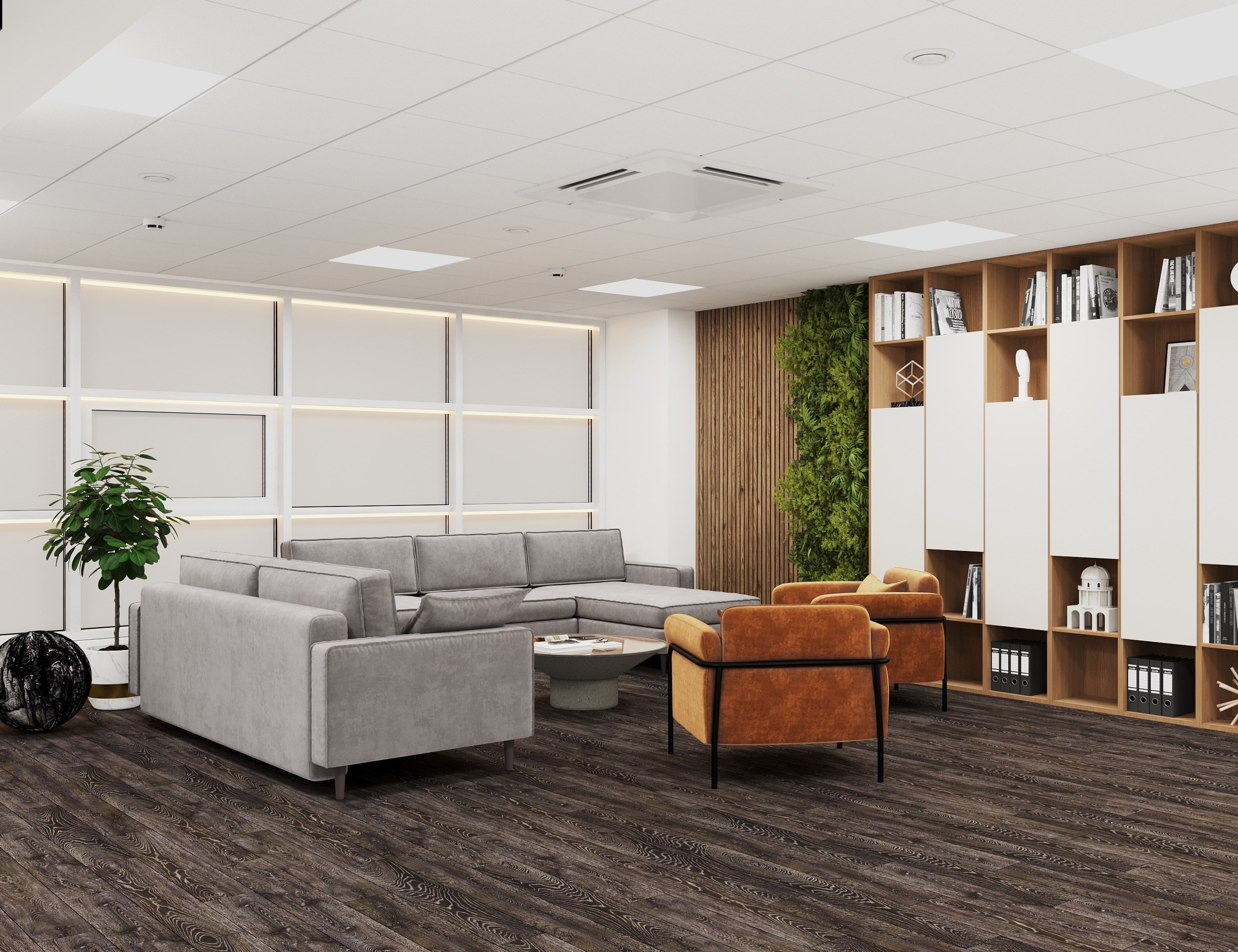 Офис БЦ «Сенатор». Дизайнер интерьера в Санкт-Петербурге Ольга Рытаровская