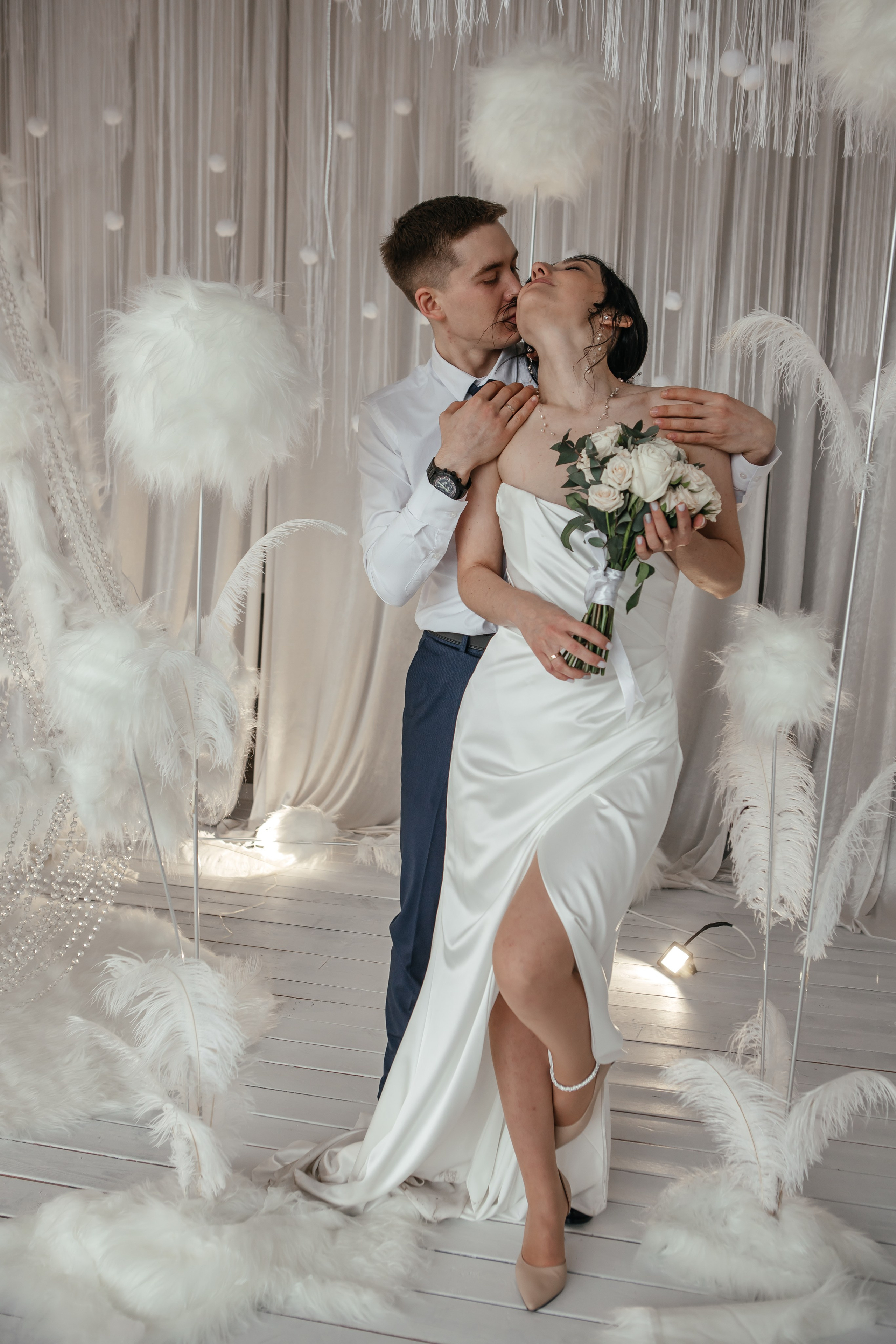 Свадебная съемка в студии. Свадебный фотограф  Калининград | Москва|